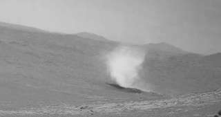 Un rover de la Nasa a filmé un phénomène météo spectaculaire sur Mars