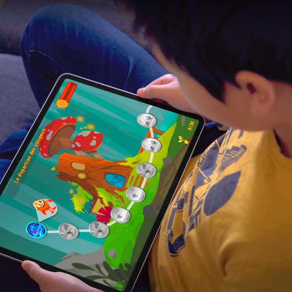 Tablette pour enfants -Pad d'apprentissage,avec 6 jeux pour