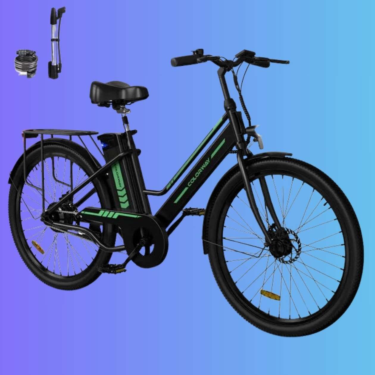 Soldes d ete 500 de reduction sur ce velo electrique Colorway brade par Cdiscount