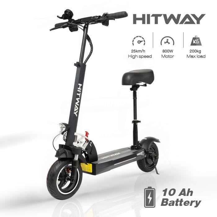 HITWAY E Bike Trottinette Electrique Pliable Scooter Longue portée