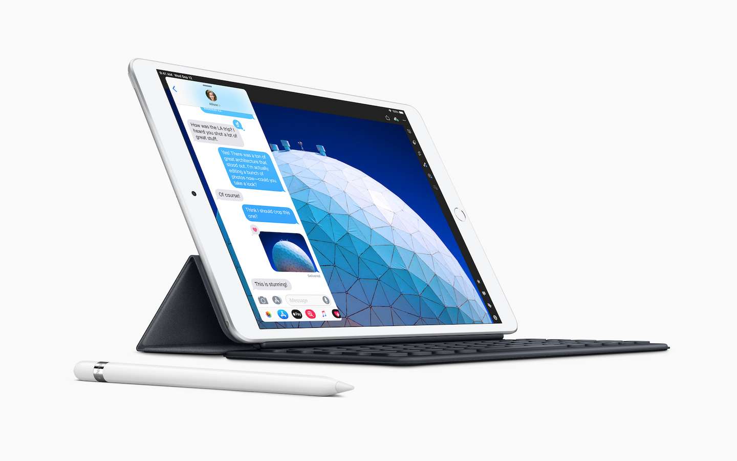 Apple présente le nouvel iPad 9,7 pouces compatible avec l'Apple Pencil -  Apple (FR)