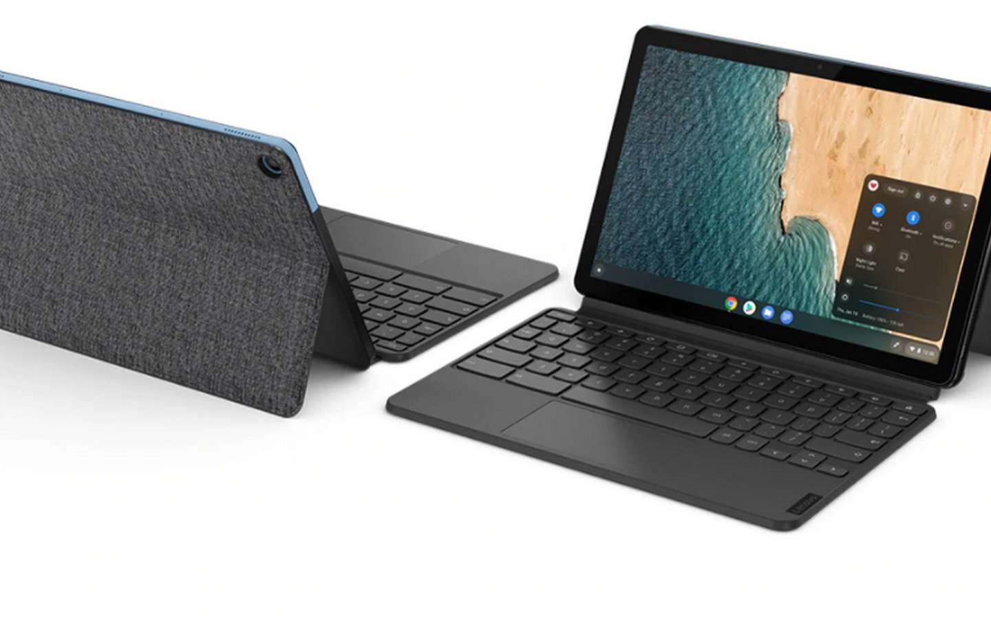 Test Lenovo Chromebook IdeaPad Duet : une tablette hybride endurante - Les  Numériques