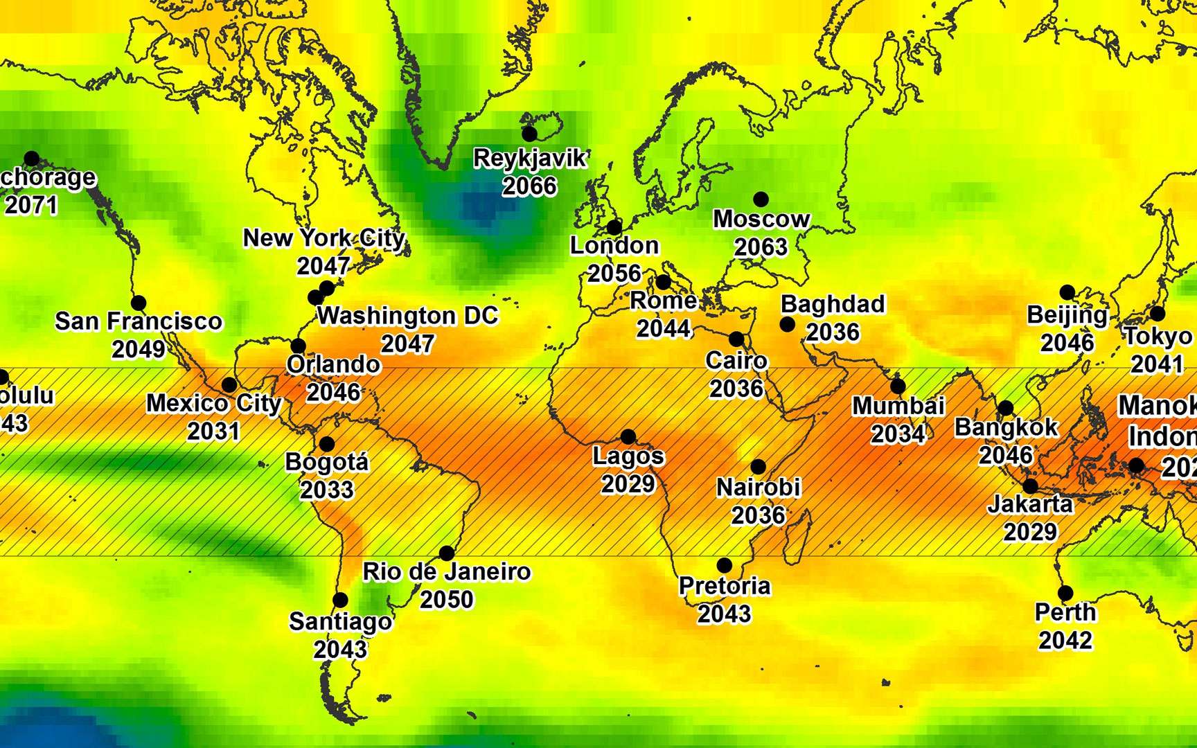 Les prévisions météo de 2050 seraient-elles déjà devenues réalité ?