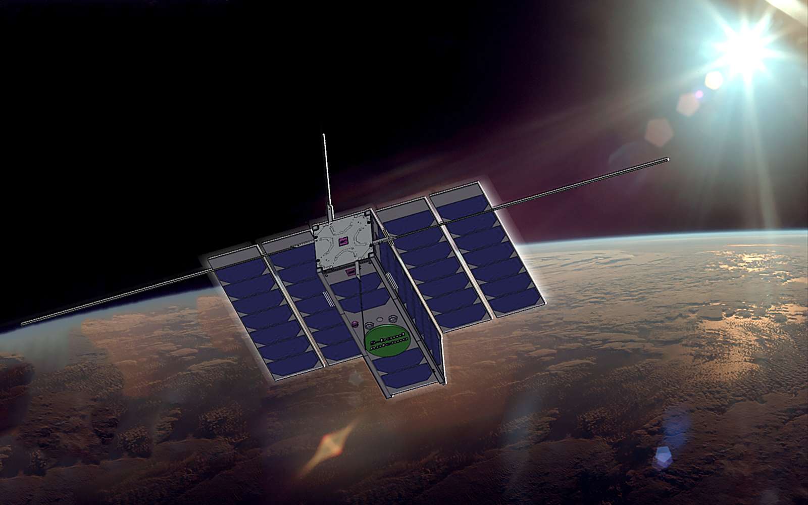 Le satellite OPS-SAT de l'ESA. © ESA