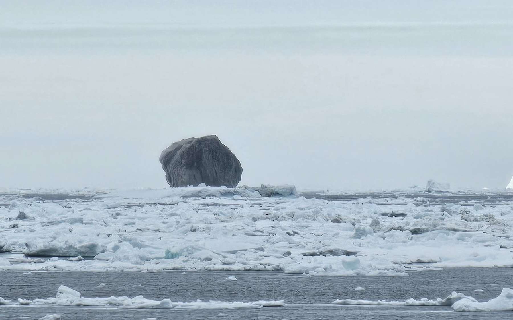 « Jamais vu ça » : un iceberg noir « façonné comme un diamant » déclenche l'incrédulité des internautes