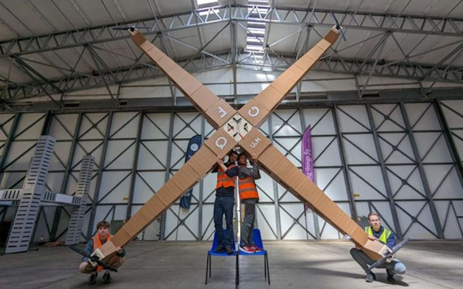 Le plus grand drone quadrirotor du monde vient de prendre son envol