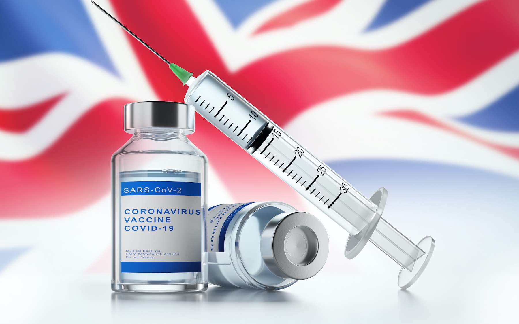 Vaccination : les Anglais ont toujours eu un train d’avance sur la France. © peterschreiber.media, Adobe Stock
