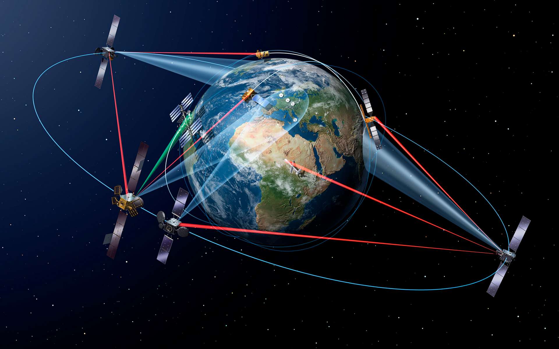 D finition EDRS European Data Relay Satellite System Futura Sciences