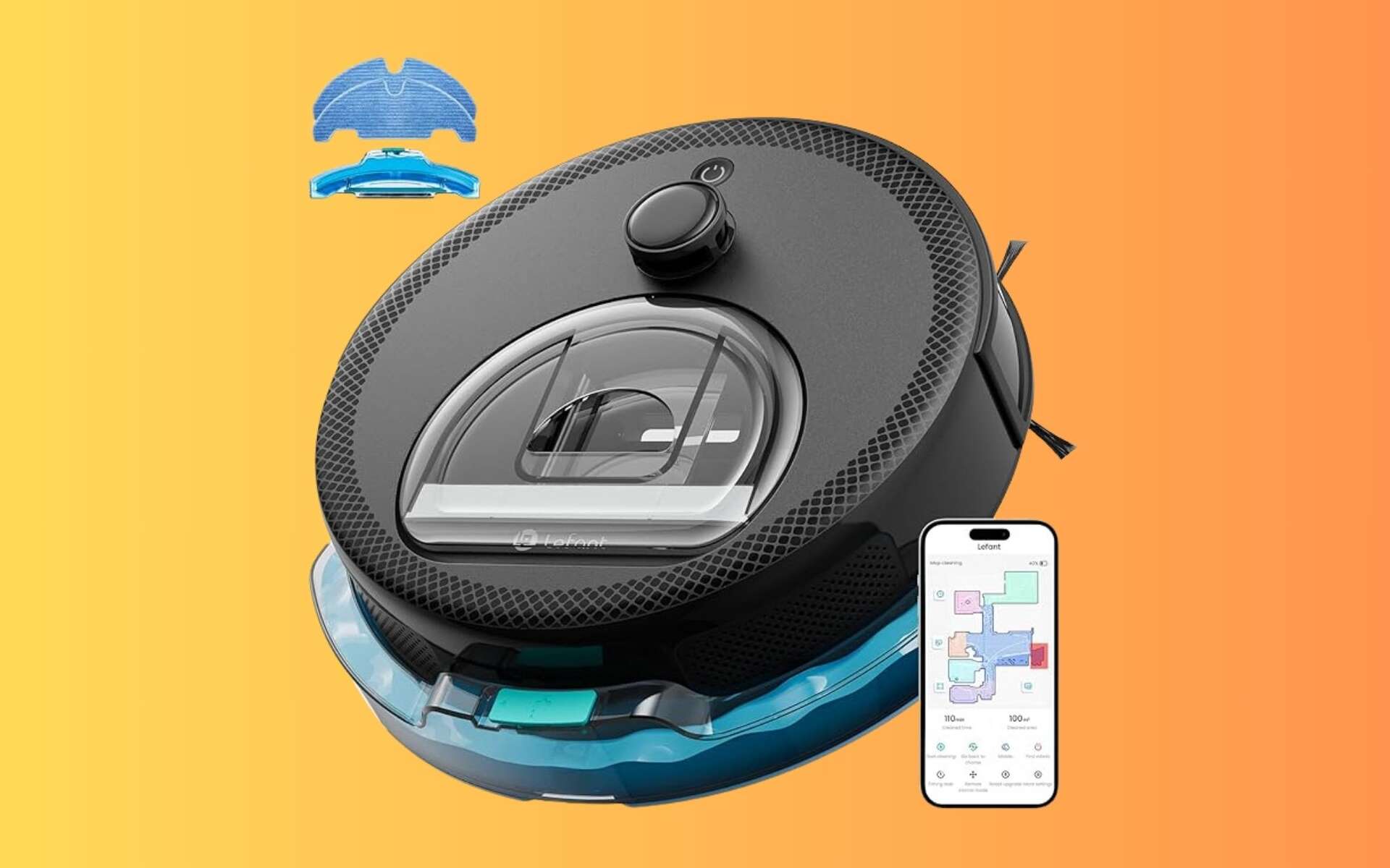 Amazon : -68 % sur cet aspirateur robot laveur 3 en 1 affiché à un prix fou !