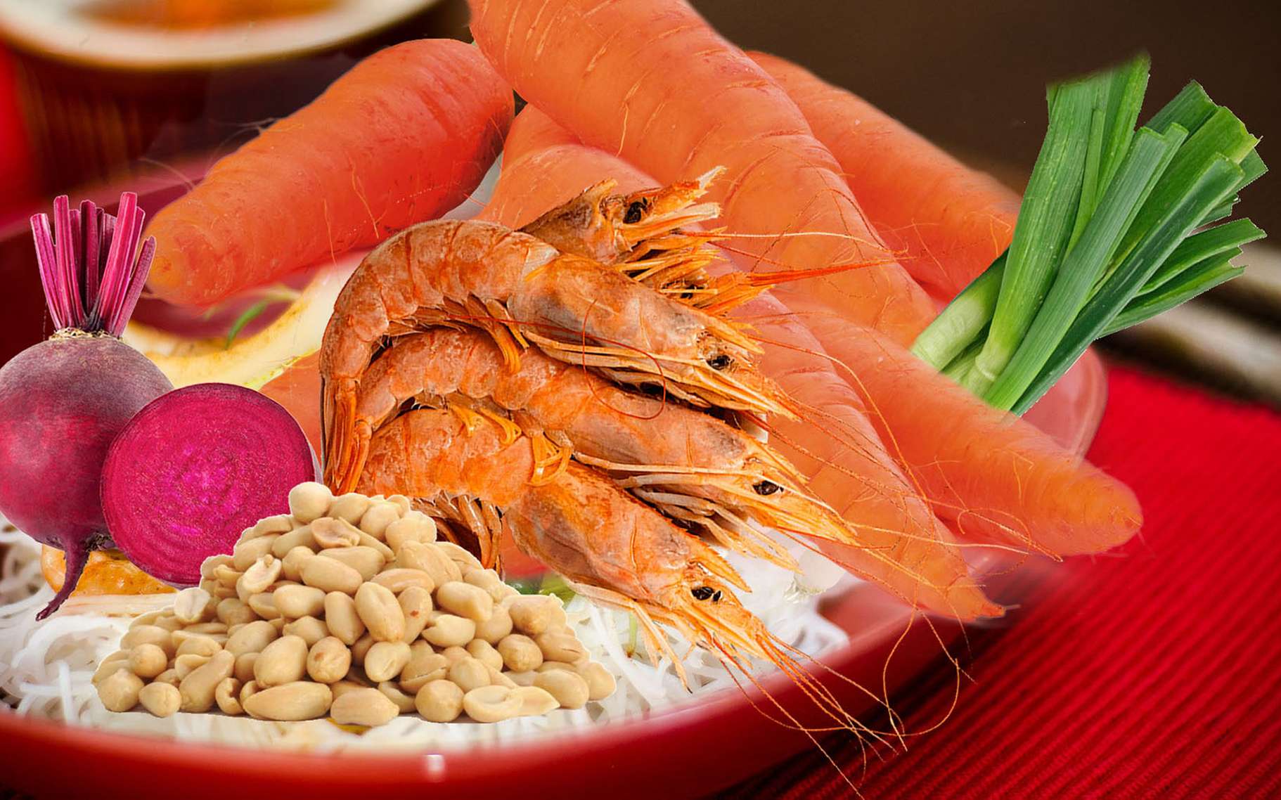 Recette Bouddha Bo W L Crevettes Vermicelles De Soja Betterave Carotte Oignon Nouveau