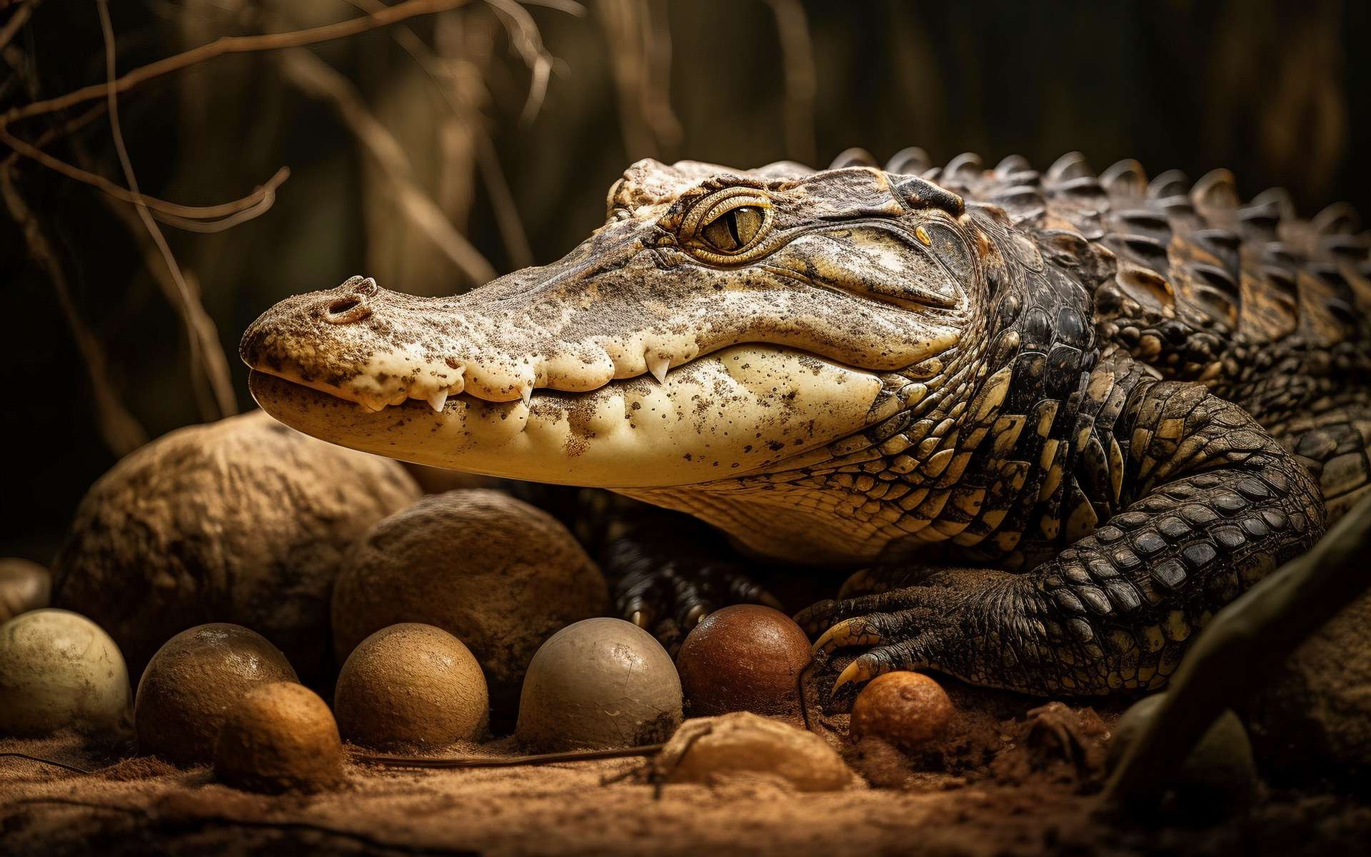 Le crocodile du Nil est une nounou d'enfer, malgré son aspect redoutable