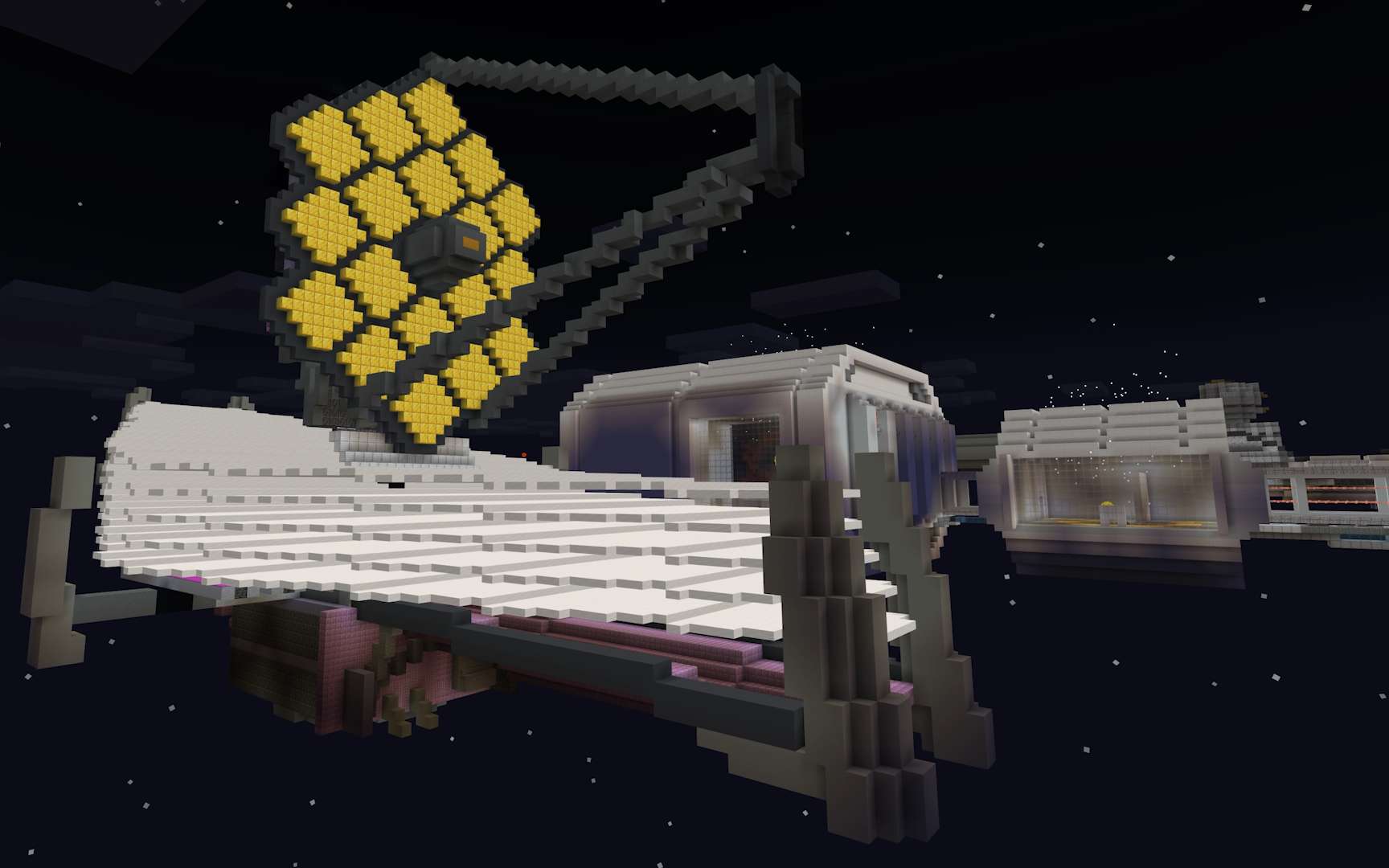 Minecraft fait équipe avec la Nasa : découvrez le télescope spatial James-Webb