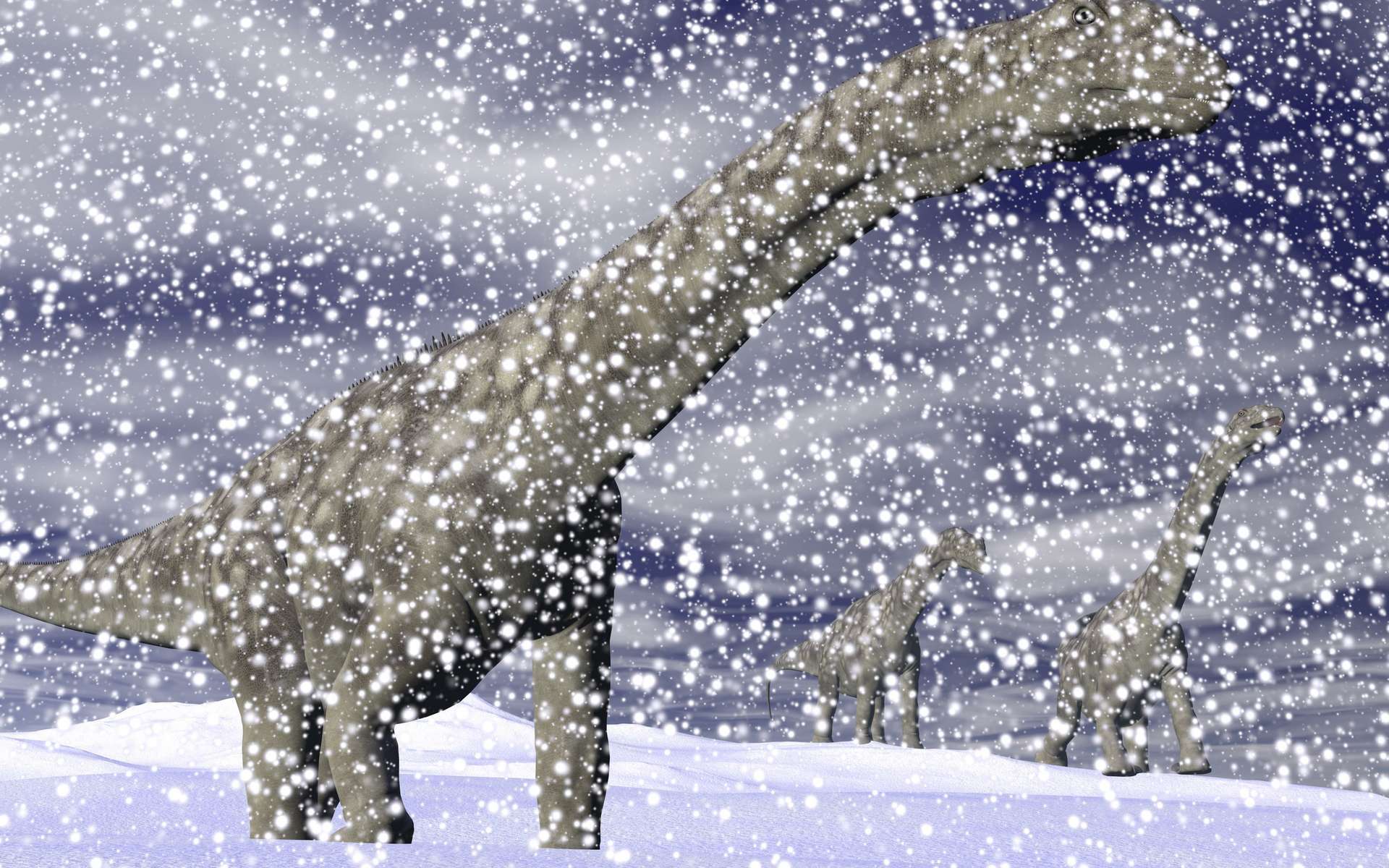 Les dinosaures ont survécu à l'extinction du Trias-Jurassique grâce à leur adaptation au froid. © Elenarts, Adobe Stock