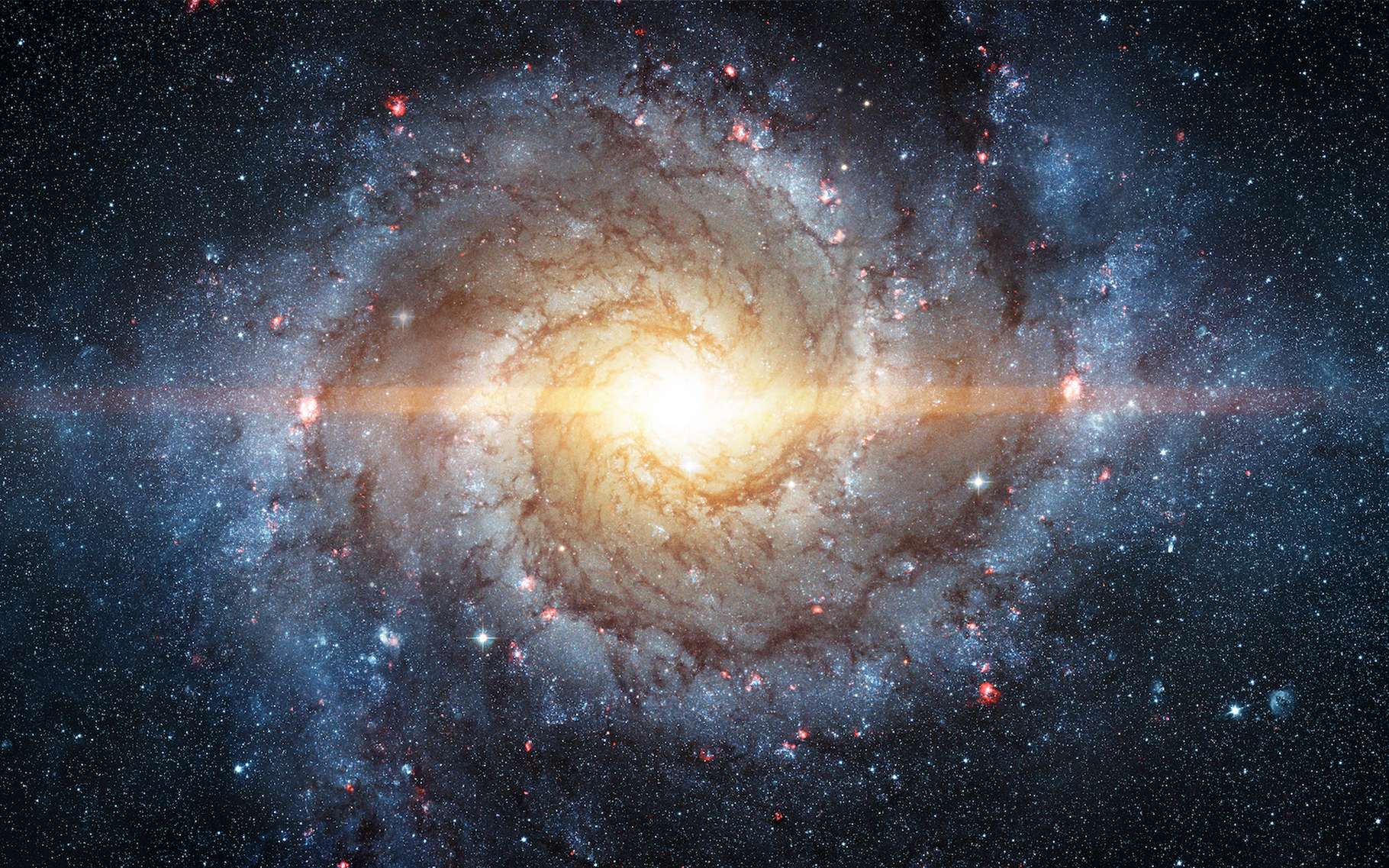 Les astronomes révèlent la présence d'étranges filaments au centre de la Voie lactée