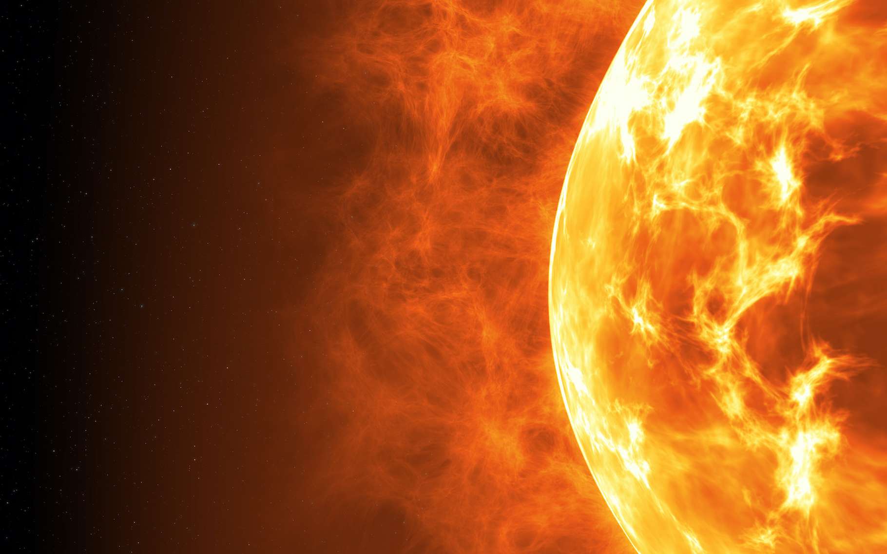 L’activité de notre Soleil n’est pas sans impact sur notre Terre et sur nos systèmes. Grâce à une nouvelle « horloge solaire », les chercheurs espèrent pouvoir mieux prévoir la météo spatiale. © flashmovie, Adobe Stock