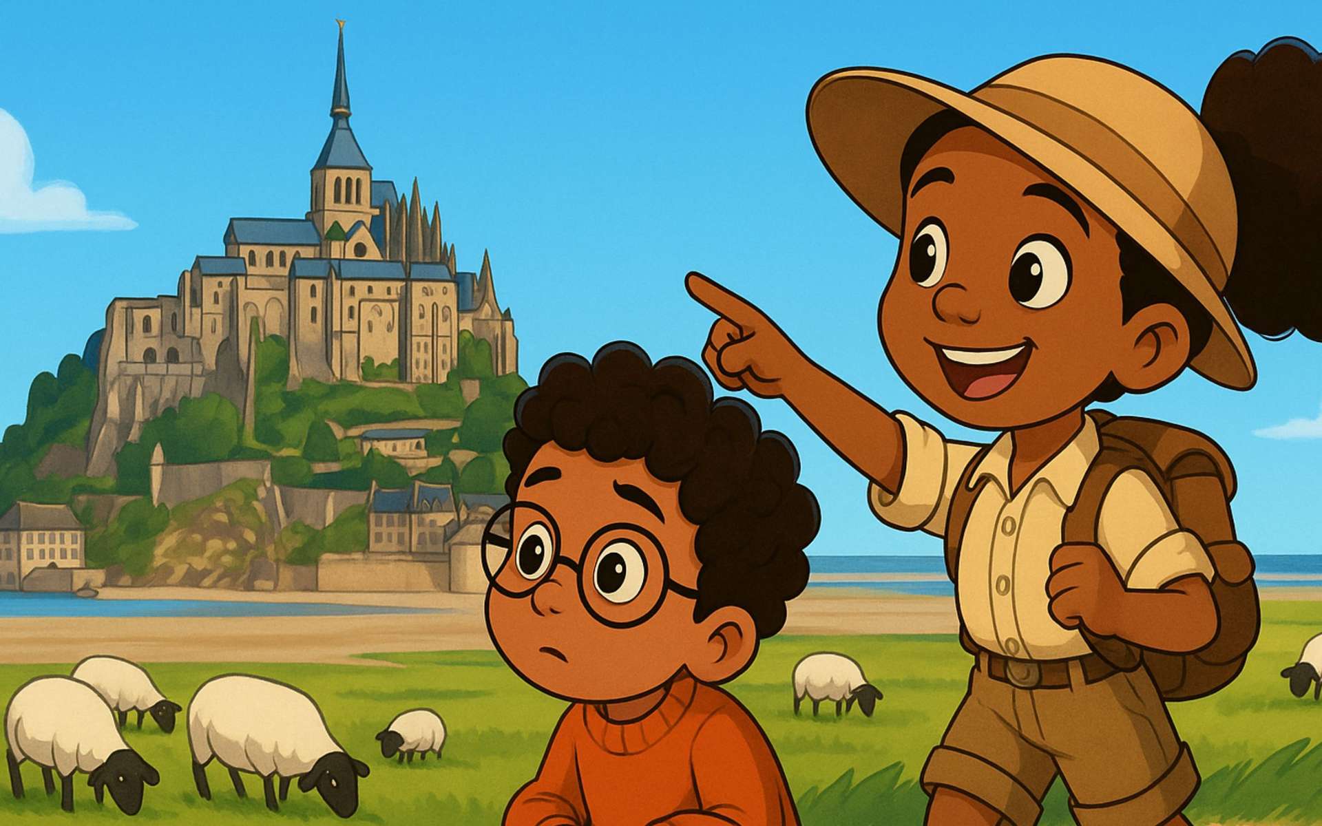 Les incroyables vacances de Zoé et Eliott, épisode 3 : le mystère de la rose du mont Saint-Michel