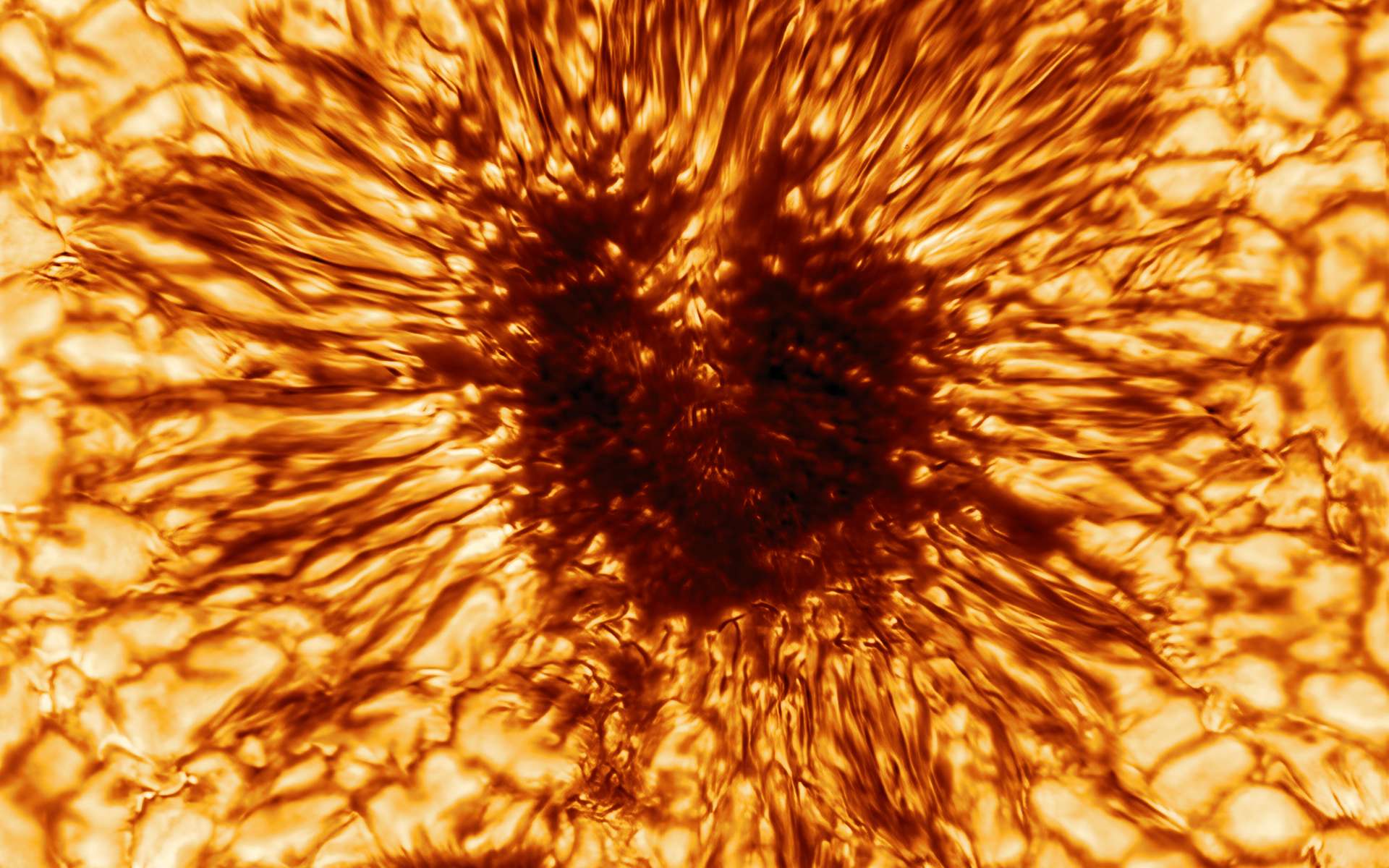 Une image sans précédent d'une tache sombre sur le Soleil