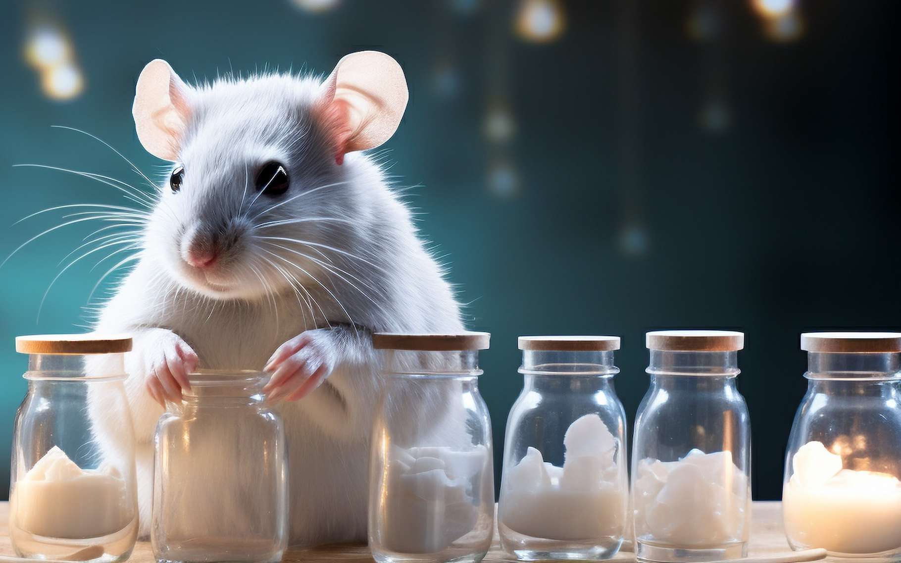 Des chercheurs ont rendu la peau d'une souris transparente grâce à un colorant alimentaire