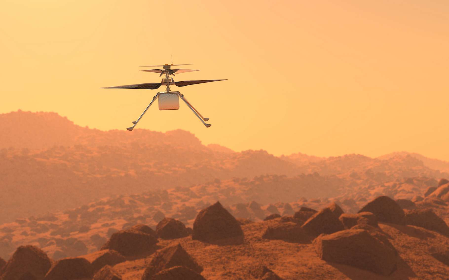 Les triomphes du drone de la Nasa sur Mars en vidéo