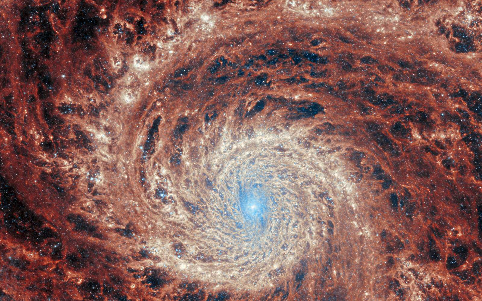 Attention au vertige avec ces photos magnifiques de la galaxie du Tourbillon par le télescope James-Webb