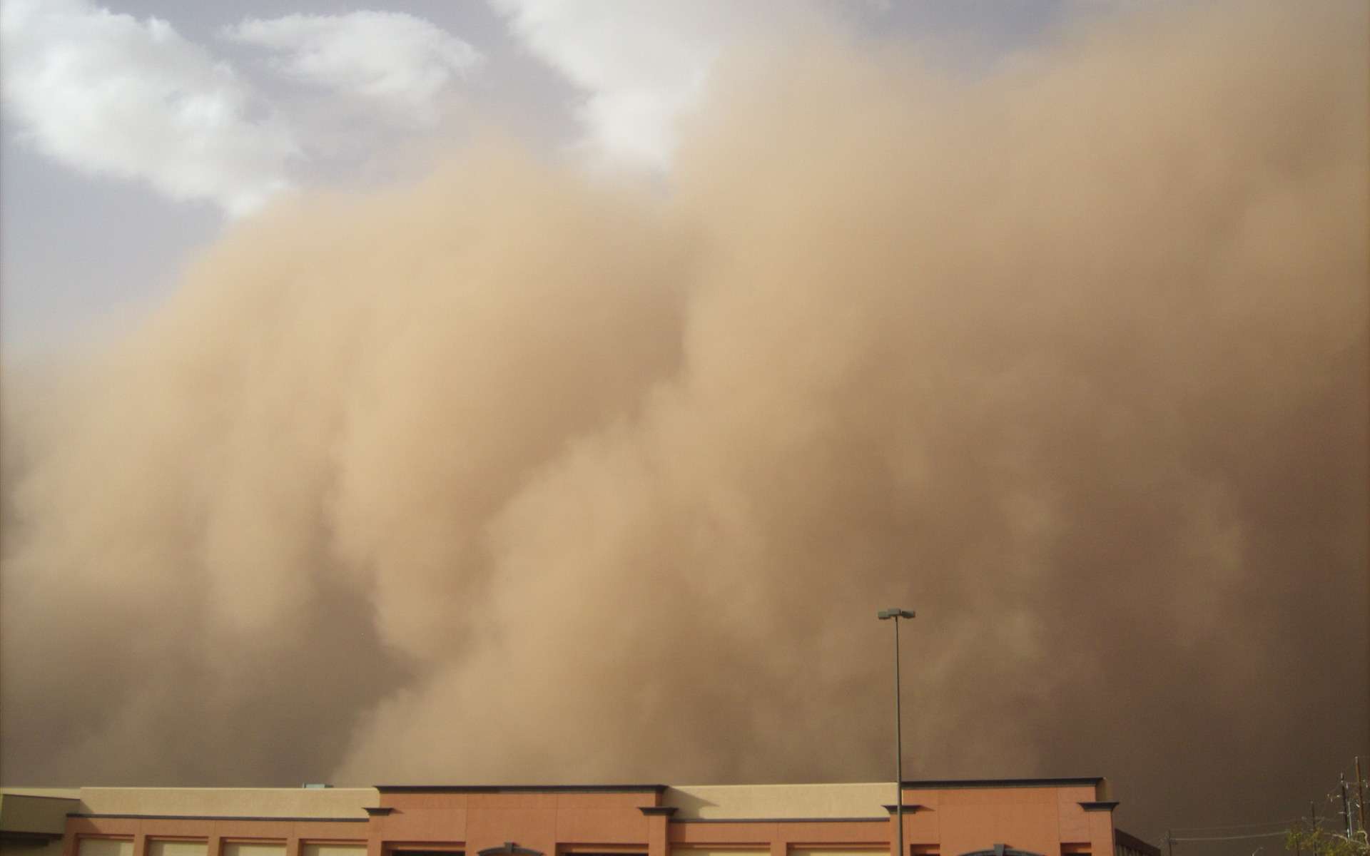 Une tempête de poussières s'est formée sur les terres agricoles du Colorado, Nouveau-Mexique et Kansas. © Pixabay