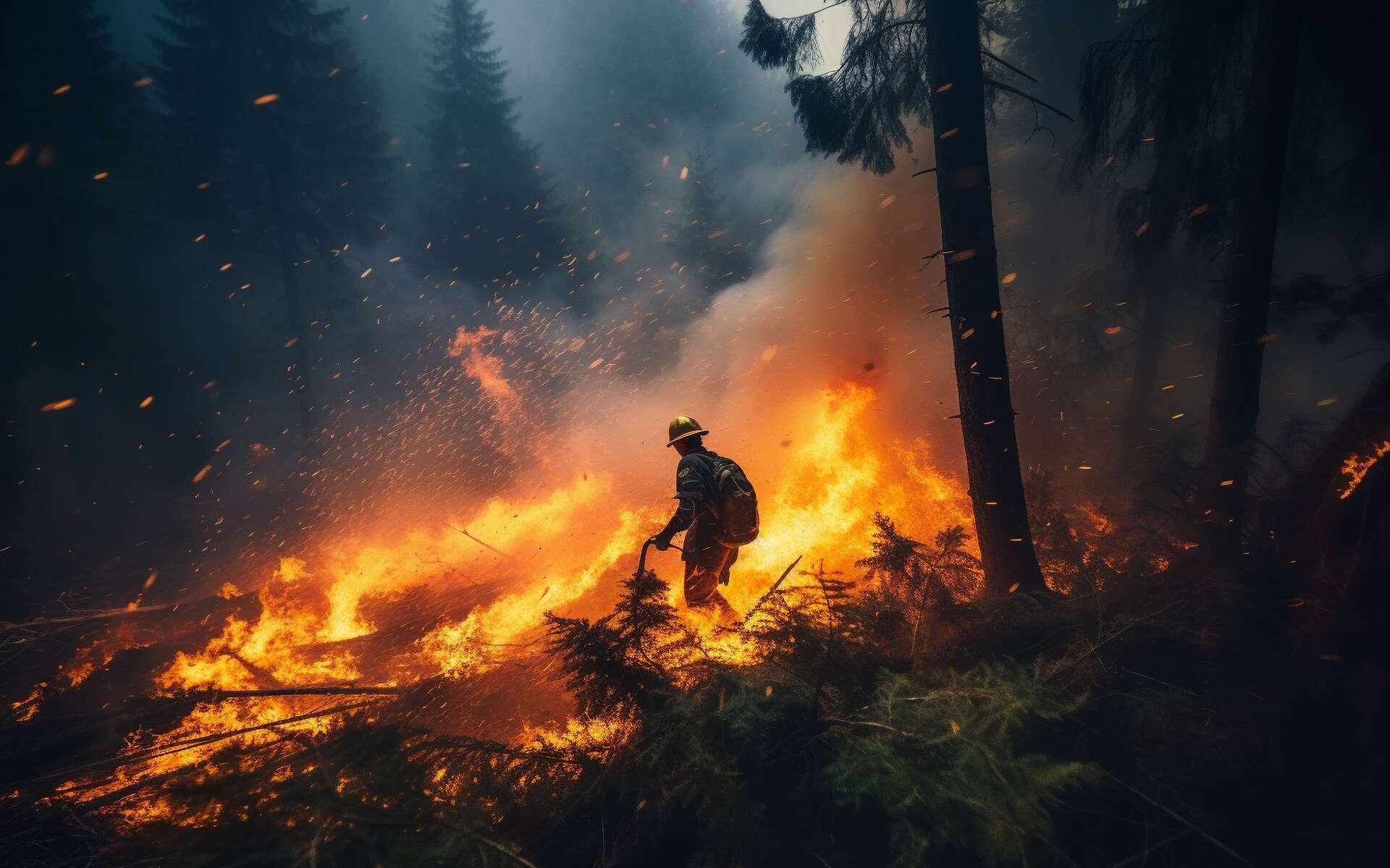 Feux de forêts, air pollué: la double-menace qui pèse sur notre santé