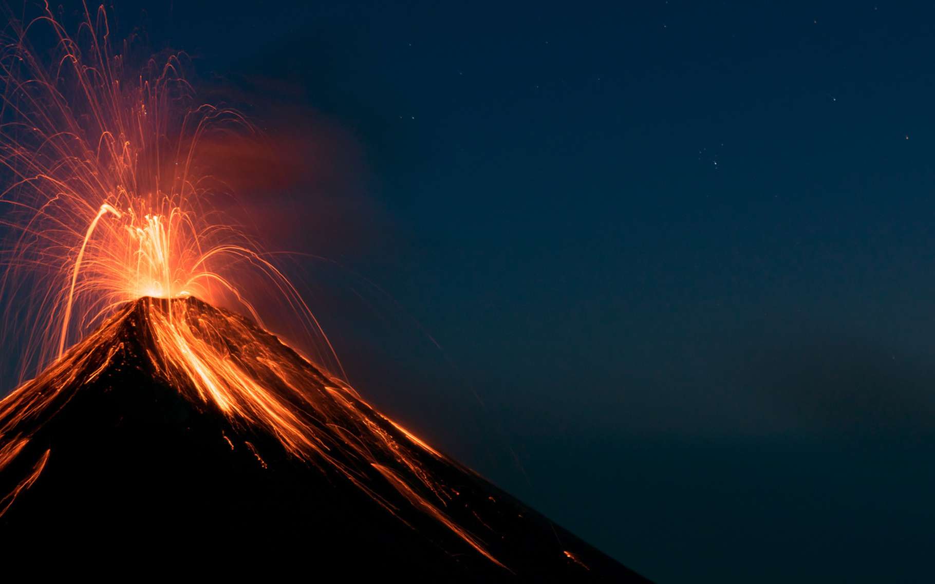Le Fuego est un volcan actif du Guatemala. © Vicen, Fotolia
