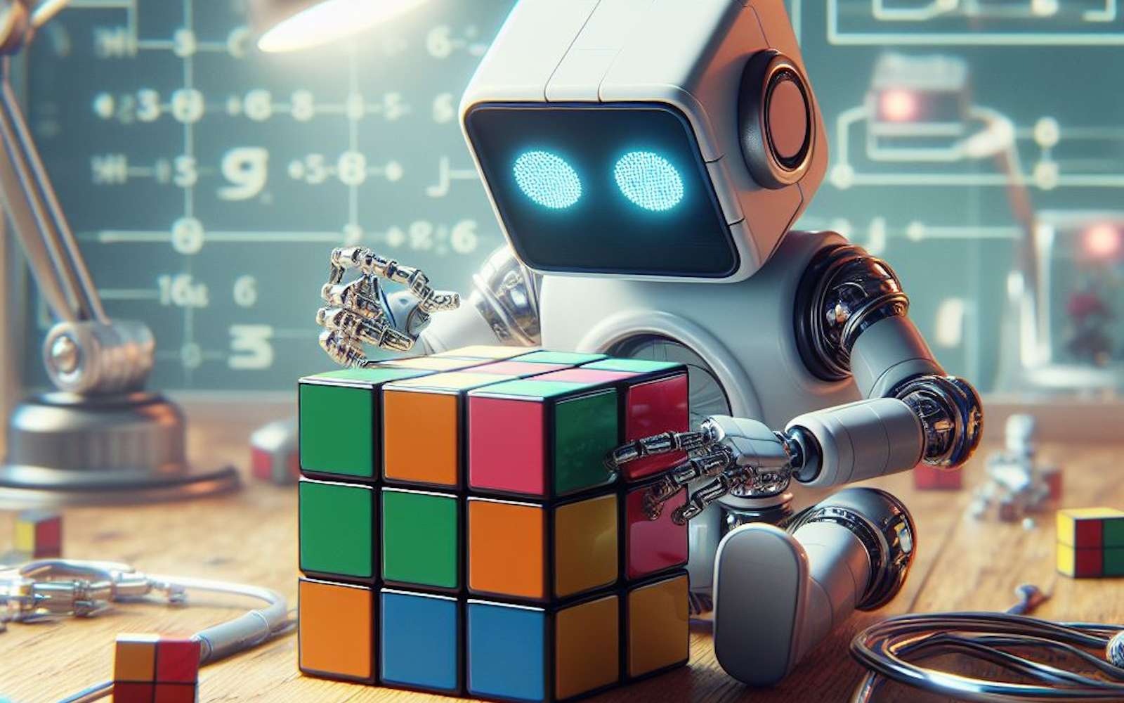 Ce robot résout le Rubik's Cube en un clignement d'oeil !
