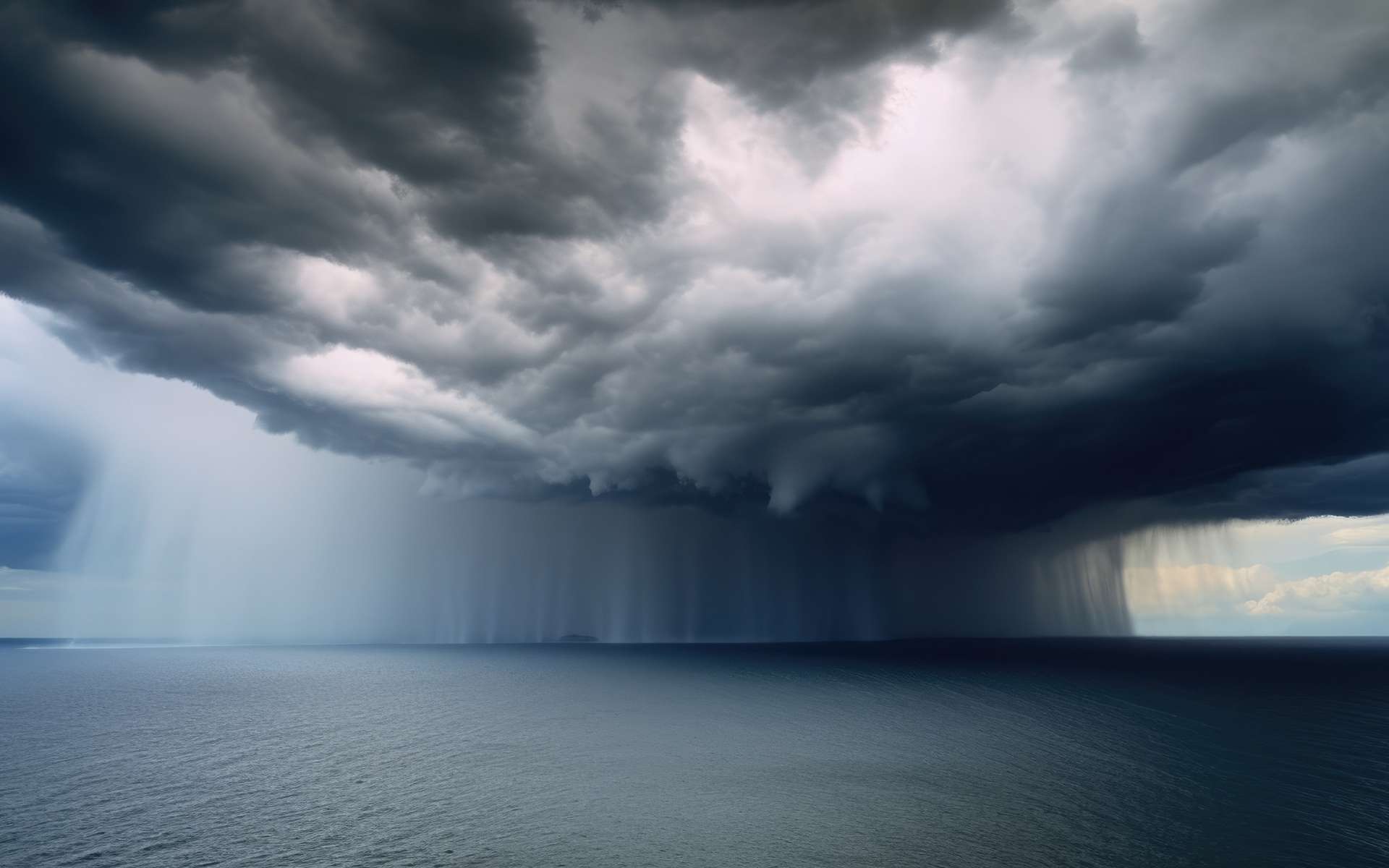Phénomène météo extraordinaire : le rideau de pluie