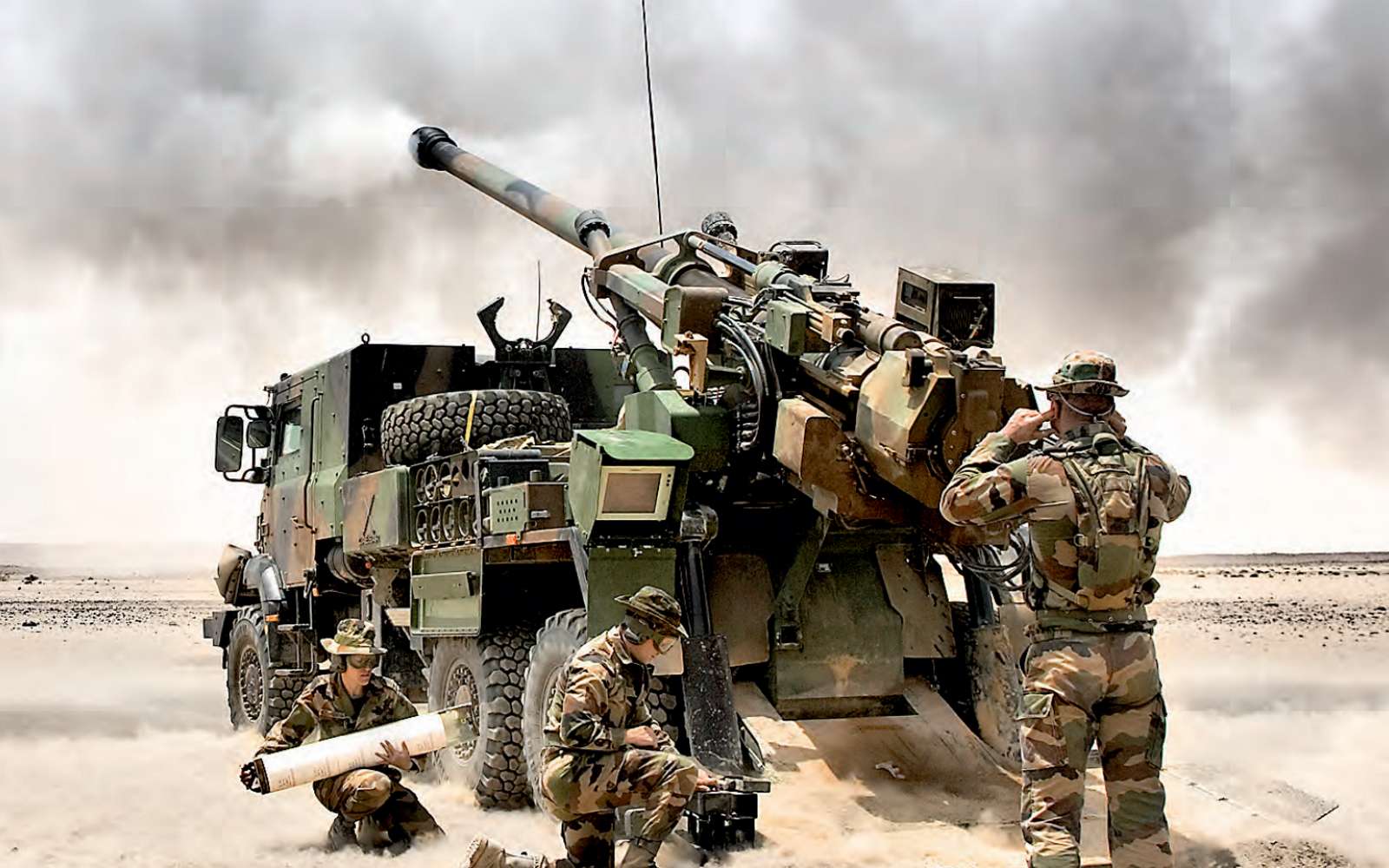Le système d’artillerie Caesar équipe l’armée française depuis 2008. © Nexter