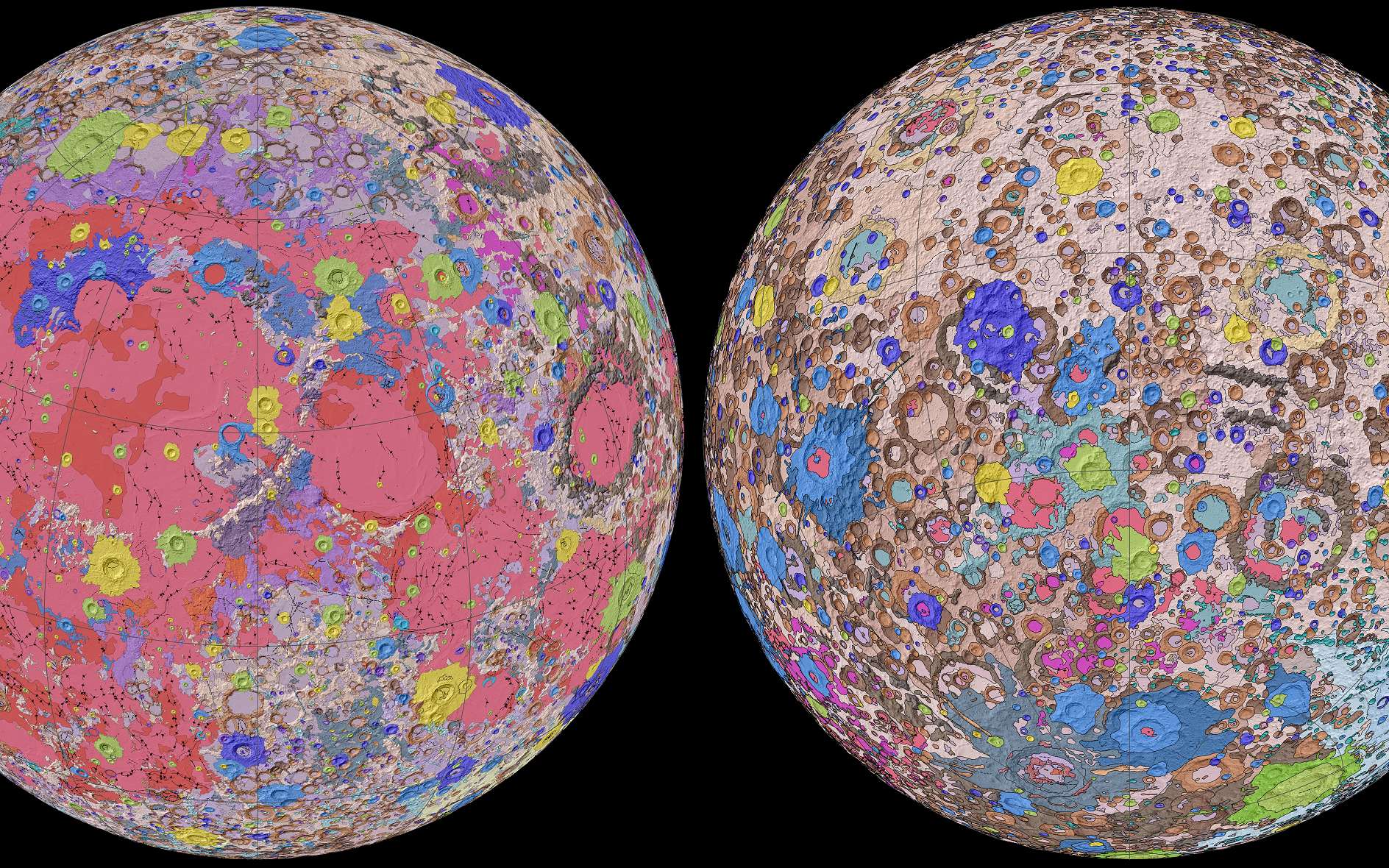 La carte géologique de la Lune la plus détaillée jamais réalisée
