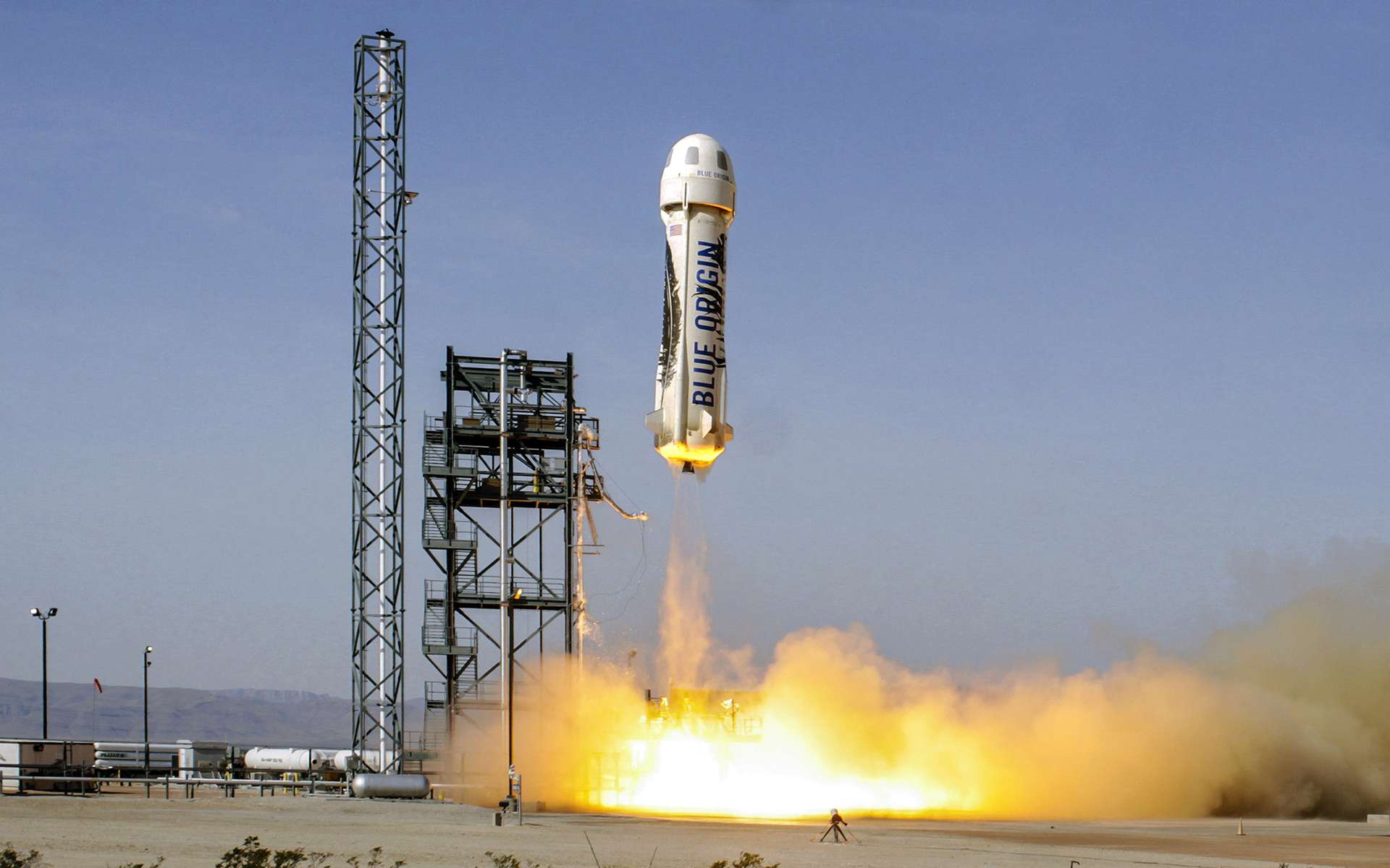 Échec du dernier vol de Blue Origin : la capsule New Shepard a pu s'éjecter