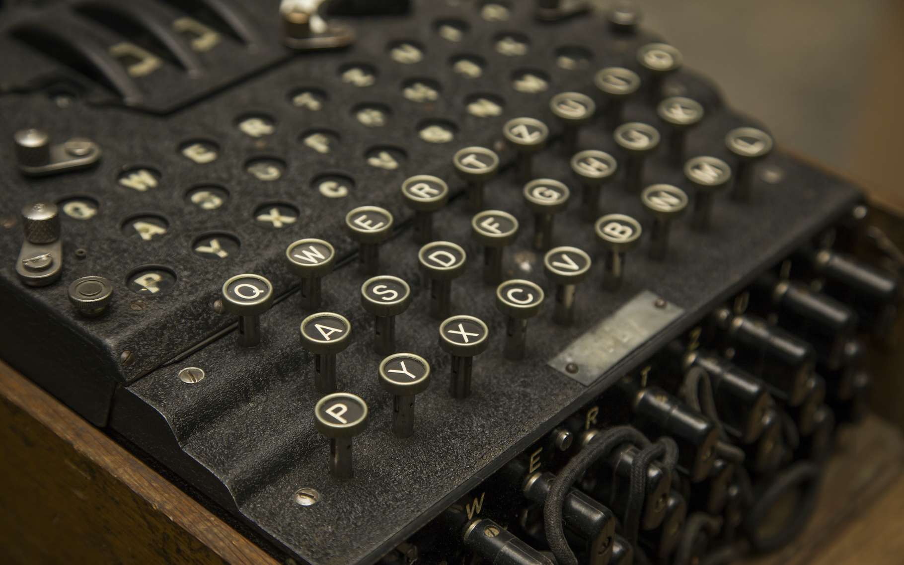 Une machine Enigma trouvée au fond de l'eau