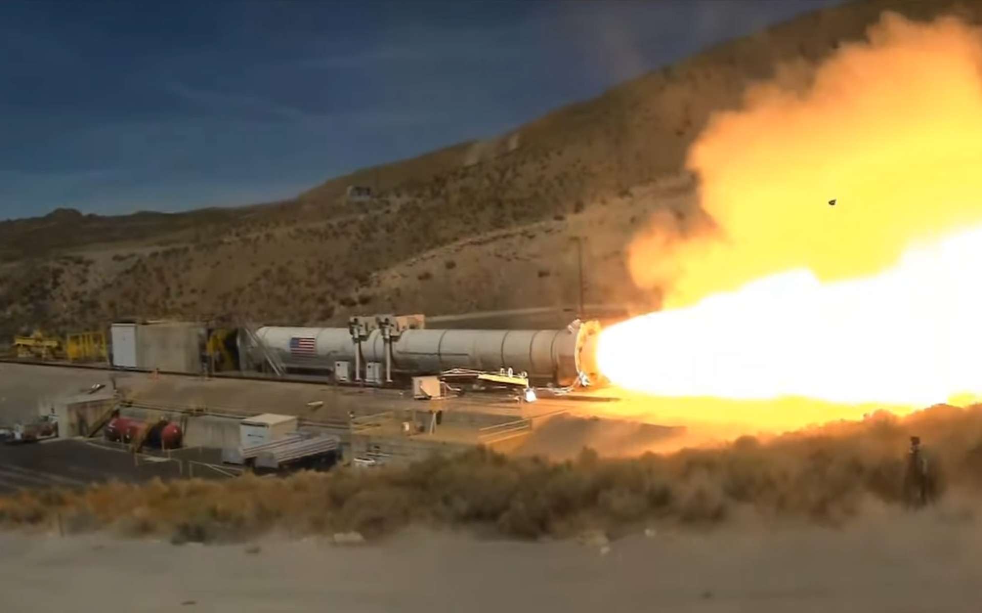 En vidéo : test du puissant booster du lanceur SLS de la Nasa