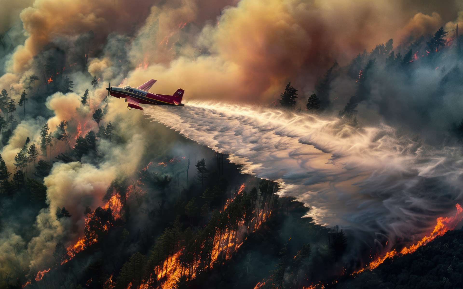 900 incendies de forêt au Canada, une ville à moitié détruite et un dangereux nuage de cendres qui avance vers la France !