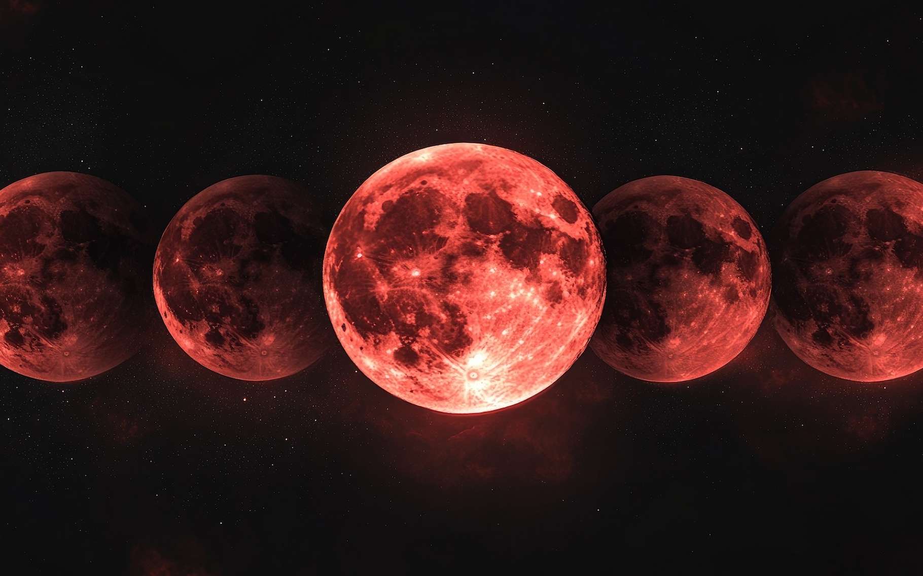 Ces photos de l'éclipse de Lune sont si belles et irréelles qu'elles vont vous surprendre