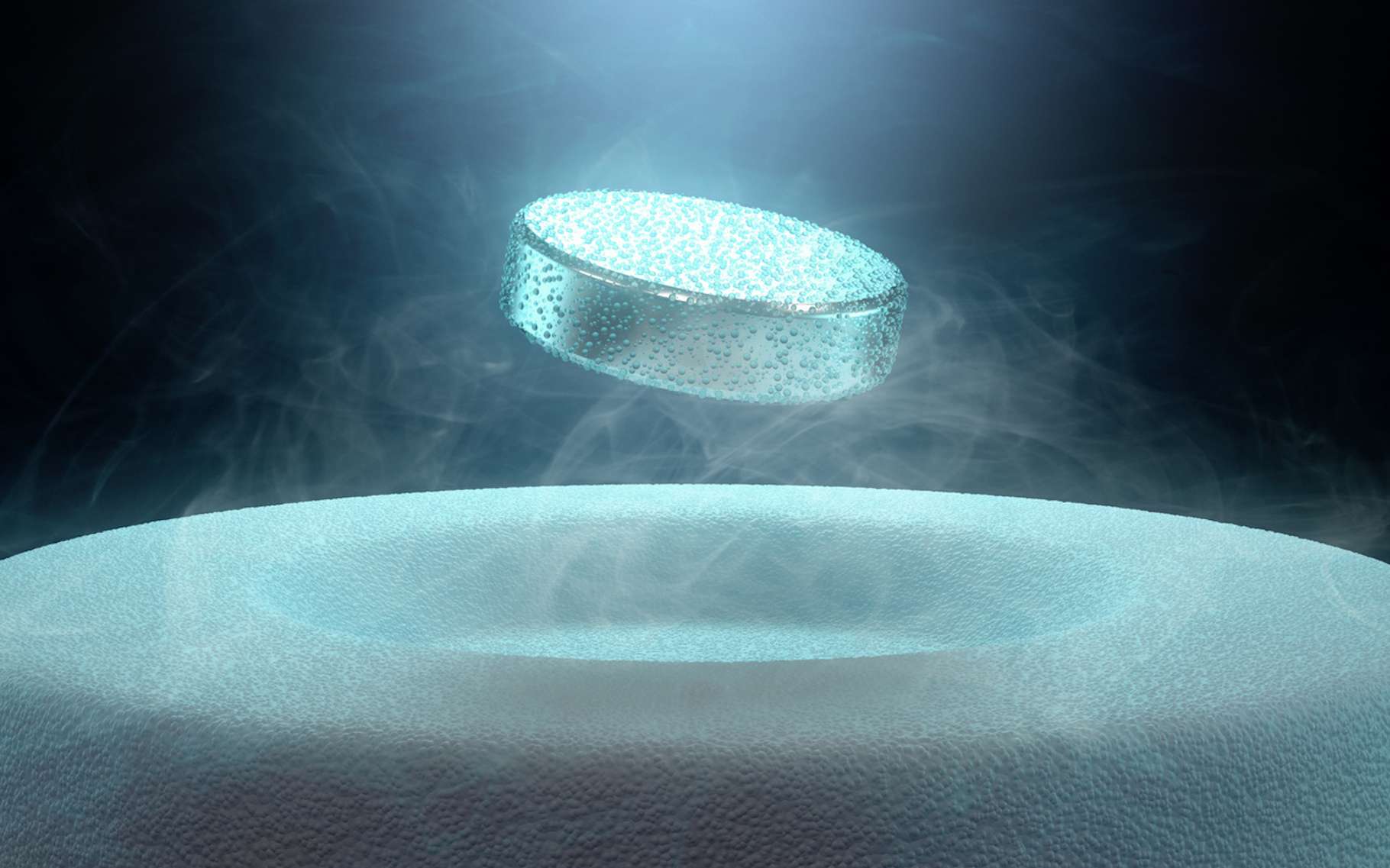 C’est grâce à l’effet Meissner qu’un supraconducteur peut léviter dans un champ magnétique. ©, Pixabay, DP