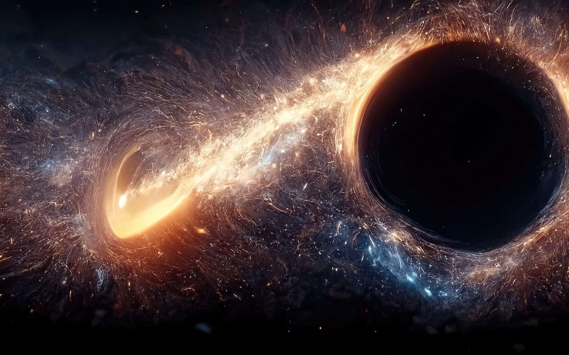 Un trou noir dévorant une étoile comme vous ne l'avez jamais vu