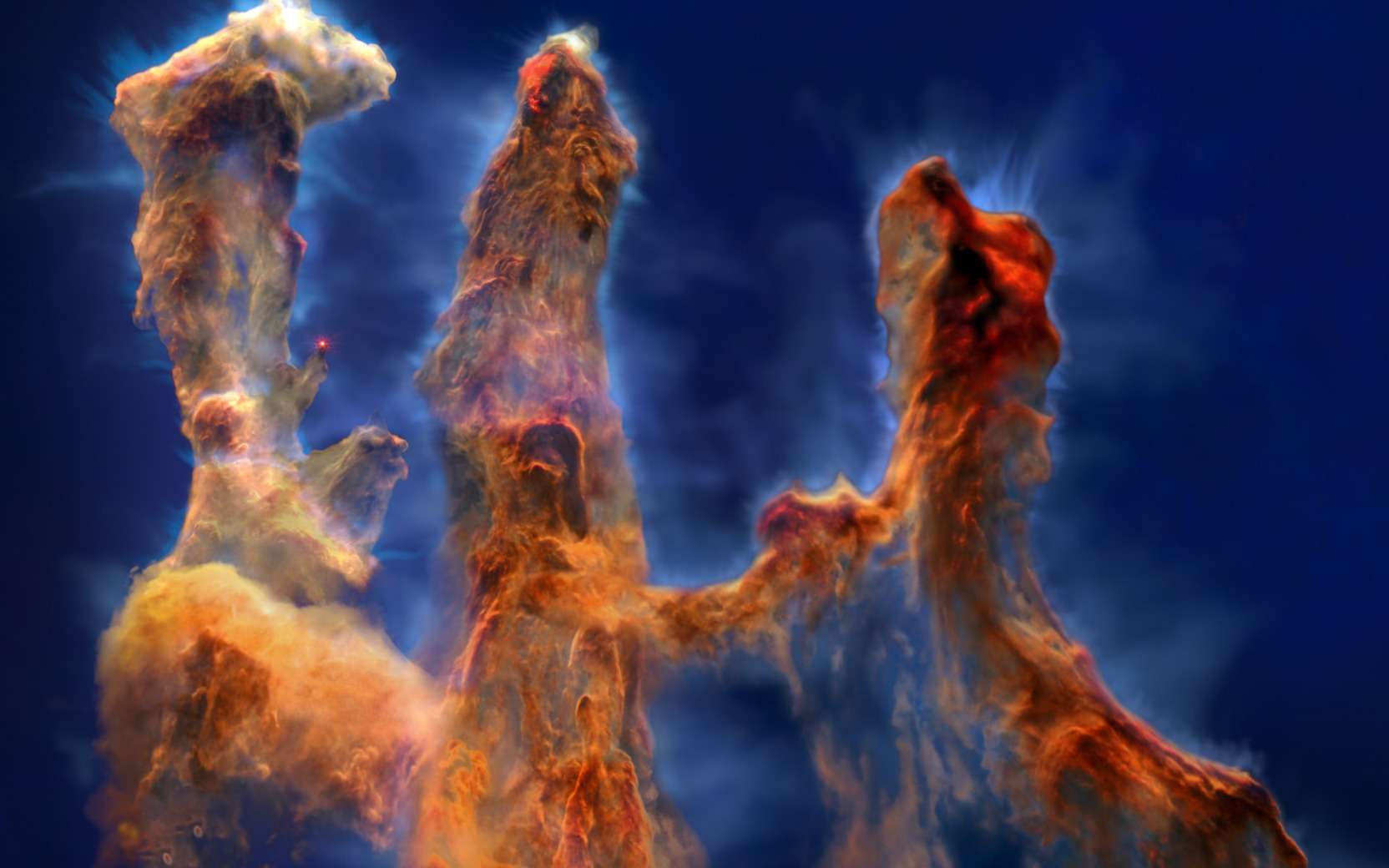 Hubble et James-Webb nous offre un voyage en 3D époustouflant dans les « piliers de la création »