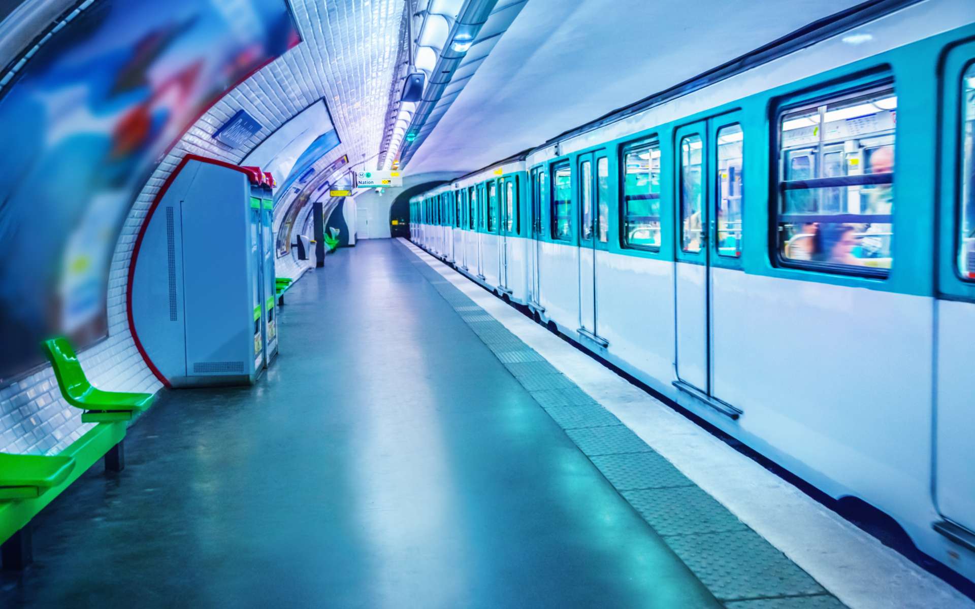 Une pollution invisible de particules dans le métro parisien