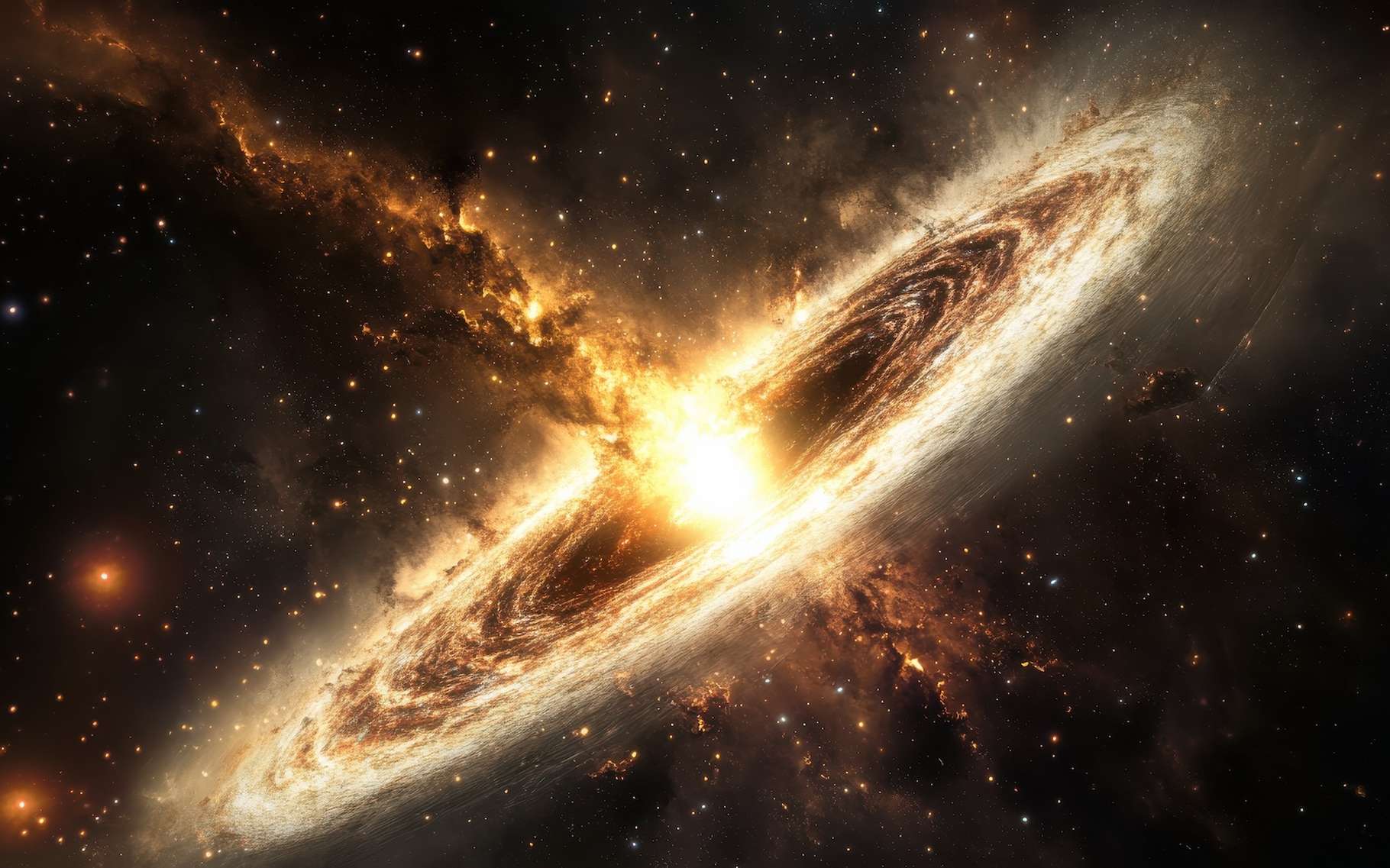 « C'était vraiment surprenant à voir » : ces anciennes galaxies ultra-brillantes n'ont rien à faire là où elles sont