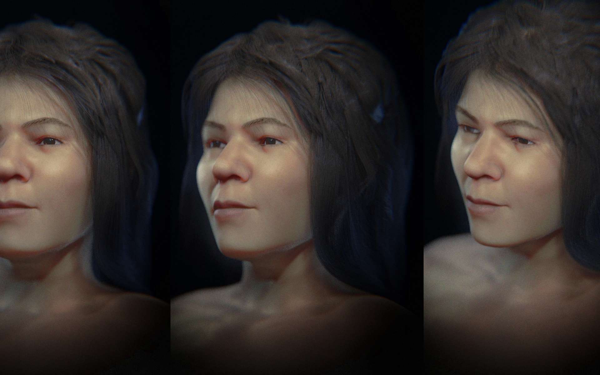 Reconstitution du visage d'une adolescente qui a vécu il y a 31.000 ans