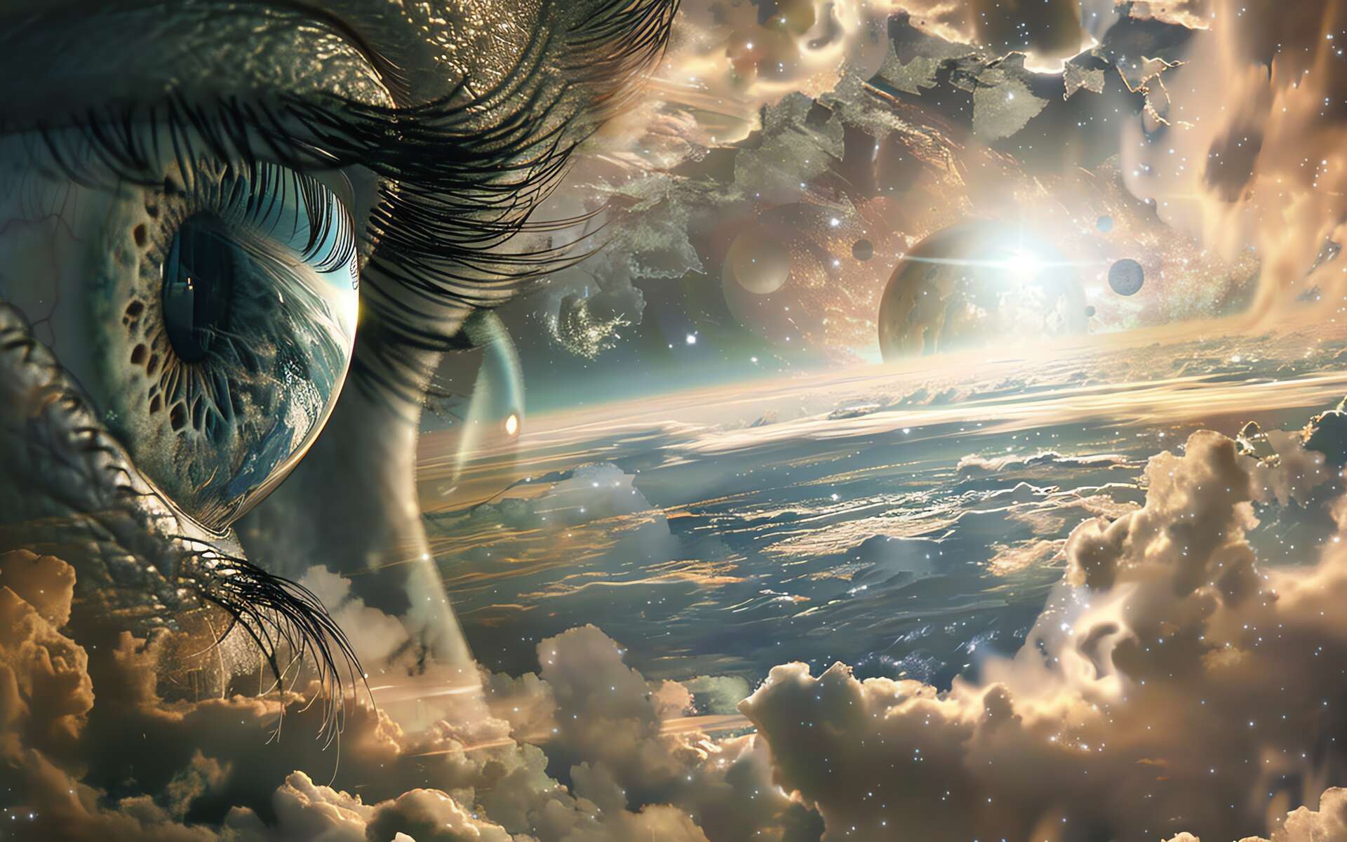 En images : un incroyable oeil dans le ciel du Groenland