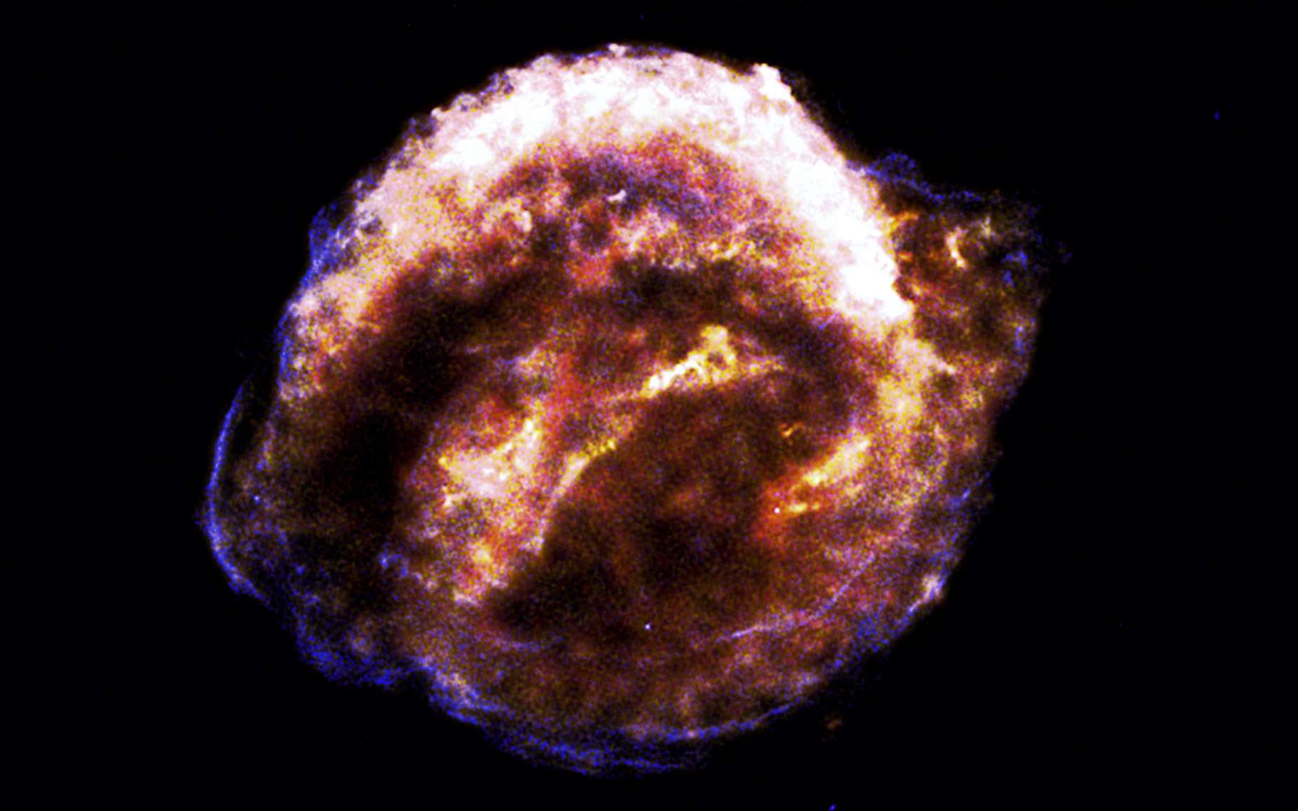 Supernova de Kepler : 400 ans après l'explosion de l'étoile, ses débris ne ralentissent pas