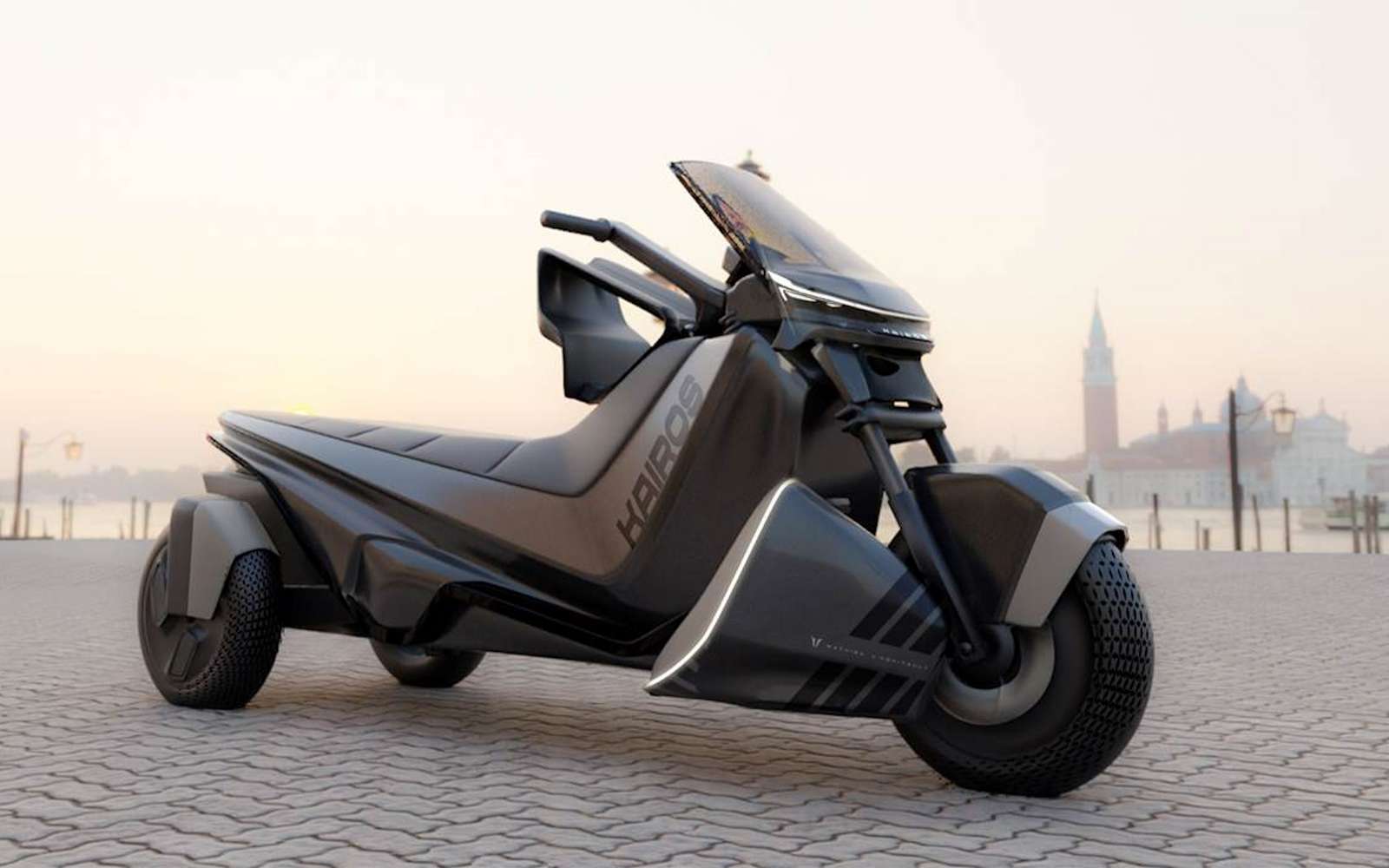 Des Français créent un scooter électrique à trois roues qui ne peut pas tomber