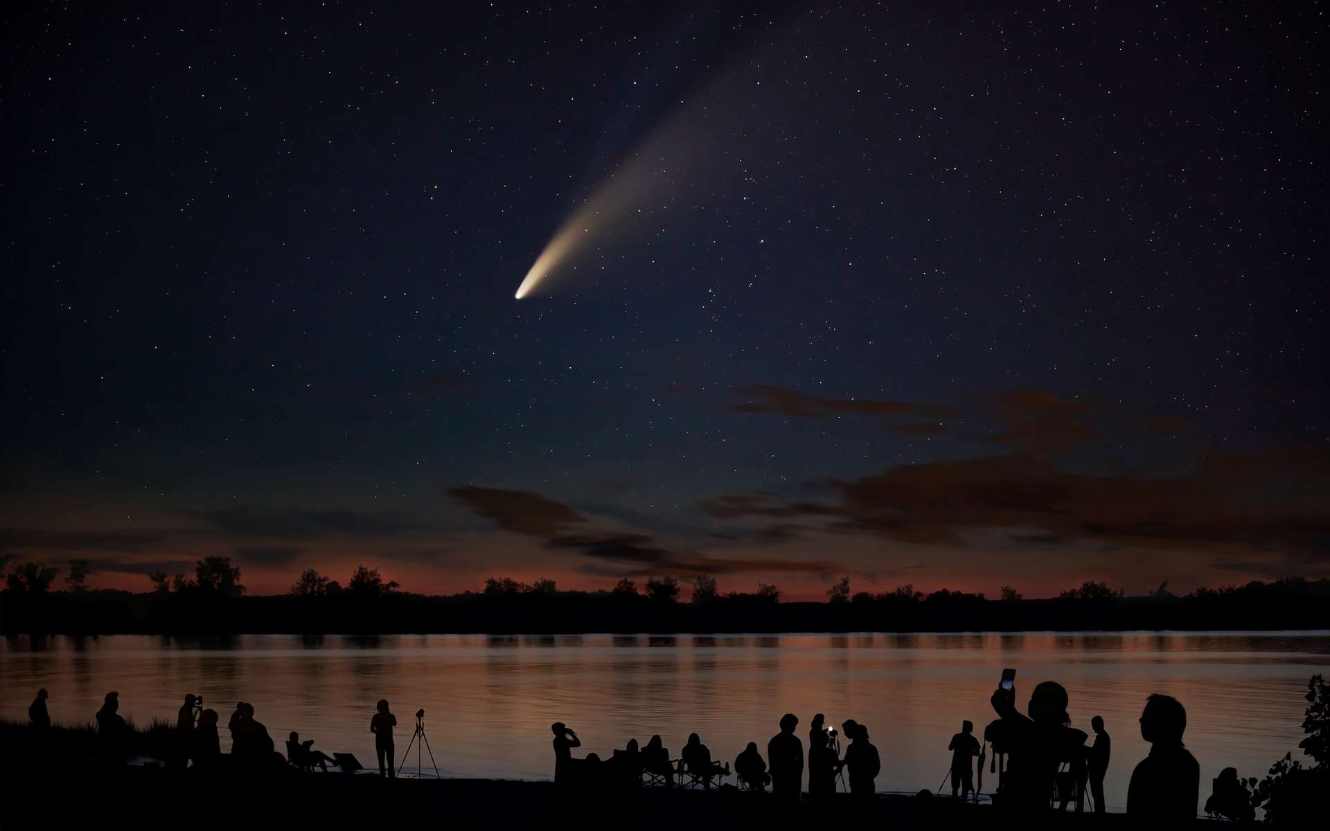 Cette comète devrait bientôt être visible à l'oeil nu