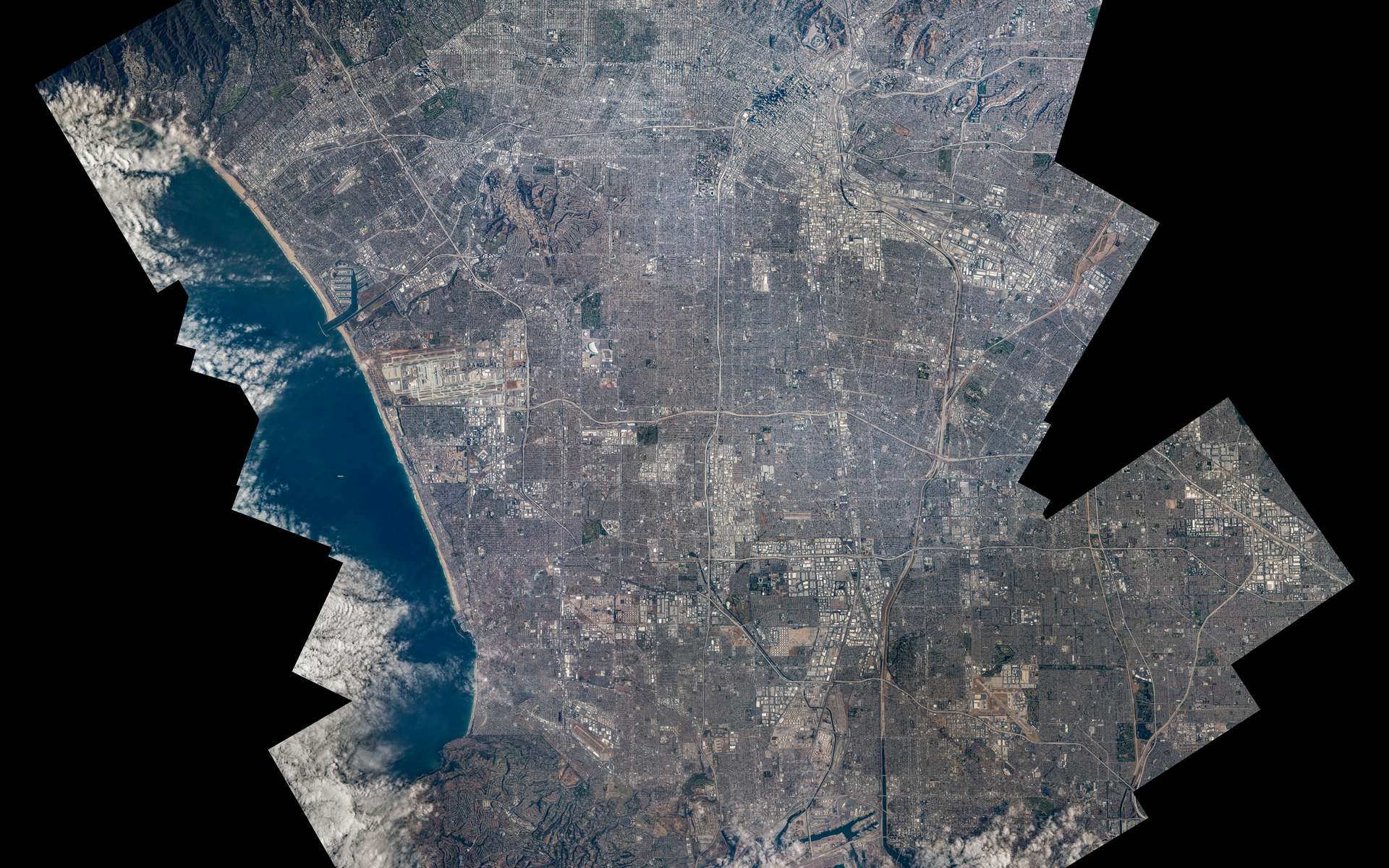 Dans les yeux de Thomas Pesquet : les rues de Los Angeles photographiées depuis l'espace !