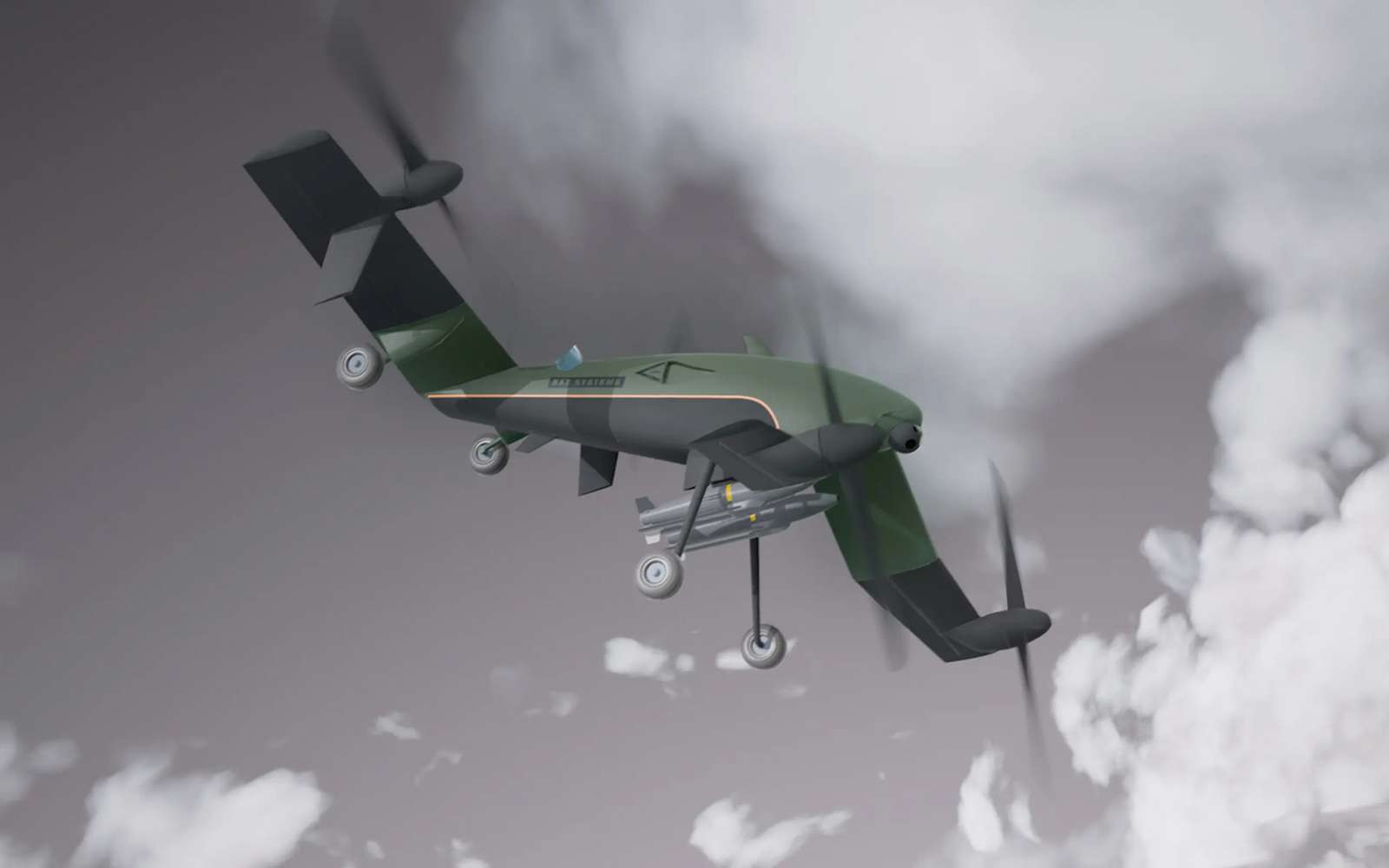 Voici le Strix, un drone de combat qui décolle sur sa queue