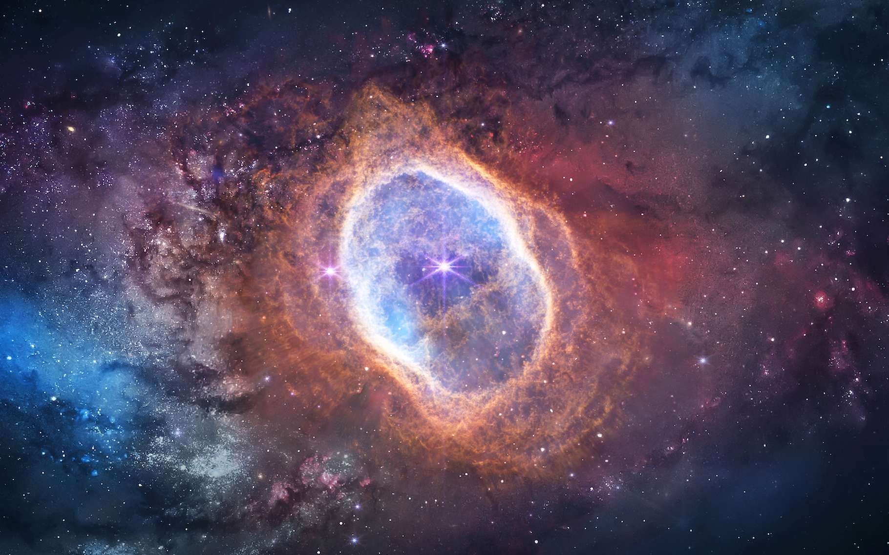 Le télescope James-Webb a scruté la mort chaotique d'une étoile avec ses compagnes « qui ont probablement accéléré sa mort »