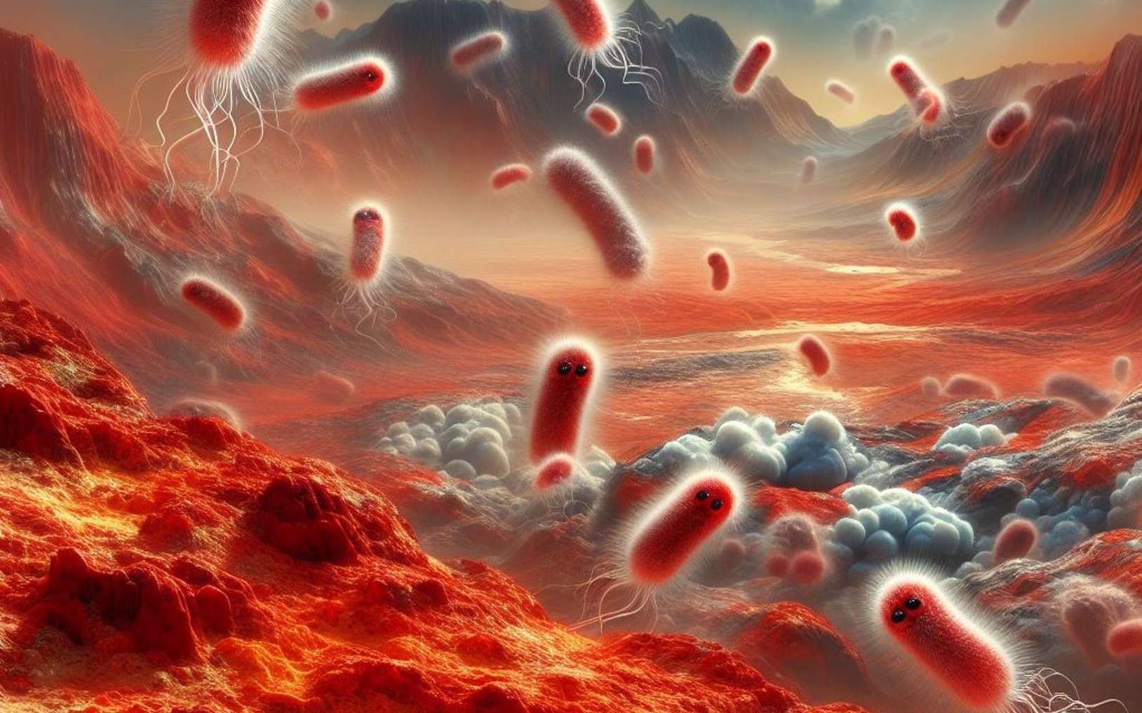 Des bactéries ont survécu aux conditions sur Mars et ce n'est pas une bonne nouvelle !